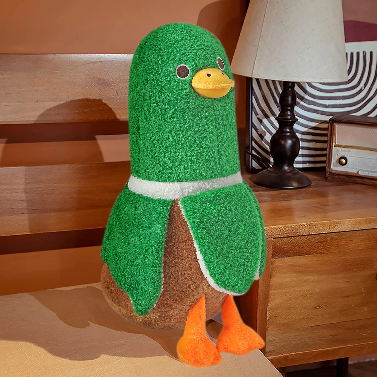 Foto 7 pulgar | Almohada de Peluche con Forma de Pato Verde - Venta Internacional