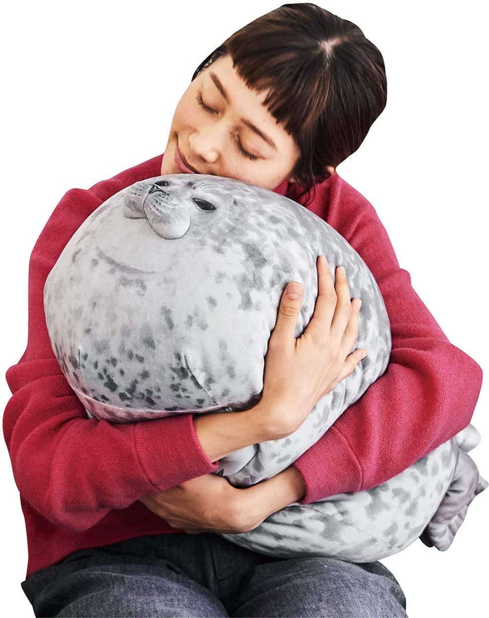 Foto 4 | Almohada Merryxd Chubby Blob Seal De Peluche, 60 Cm - Venta Internacional.