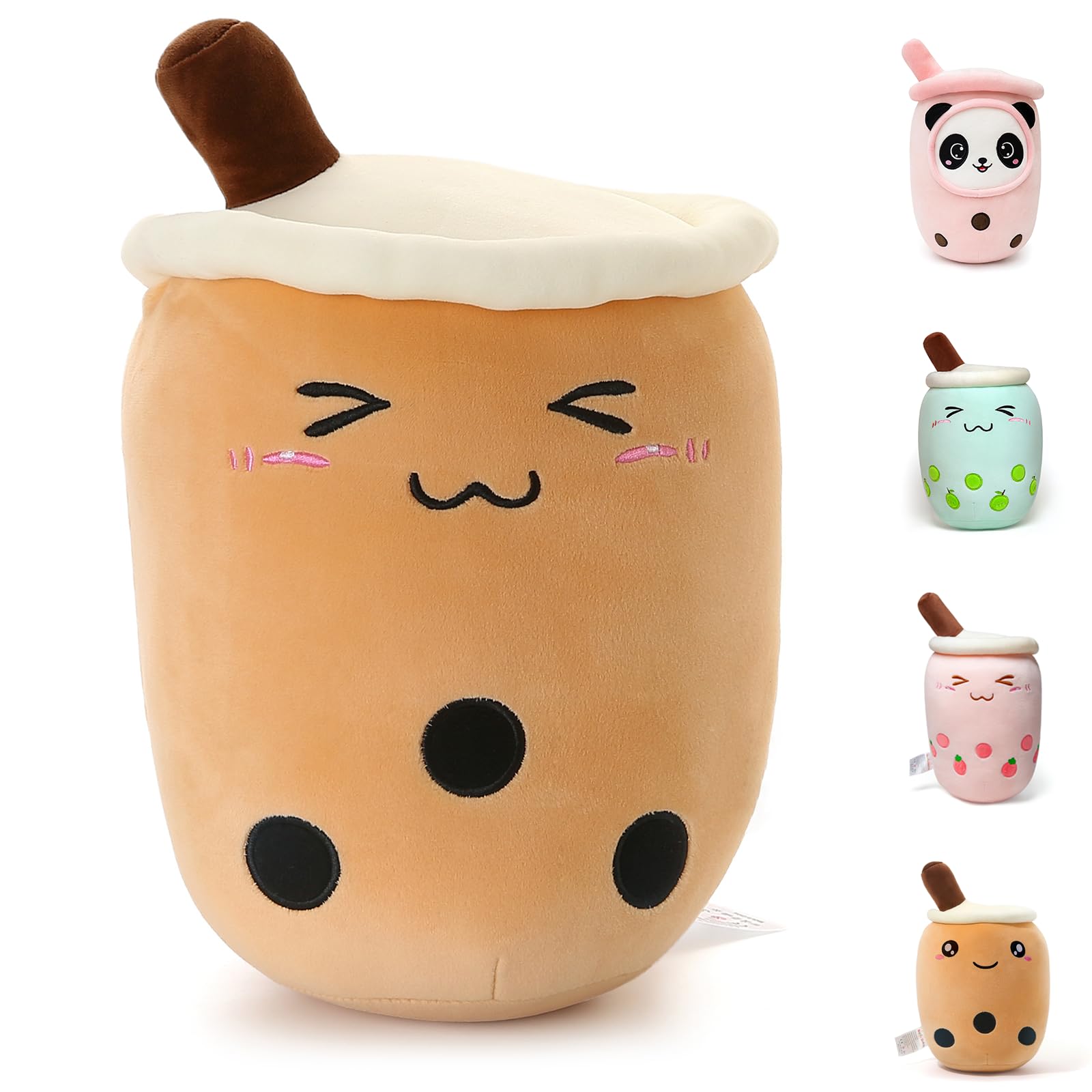 Peluche Niuniu Daddy Boba Bubble Milk Tea, 24 Cm, Relleno - Venta Internacional.