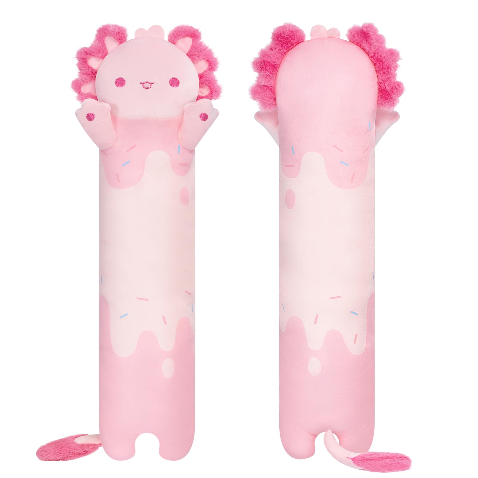 Almohada Corporal de Felpa Mewaii Long Axolotl  - Venta Internacional $2,047