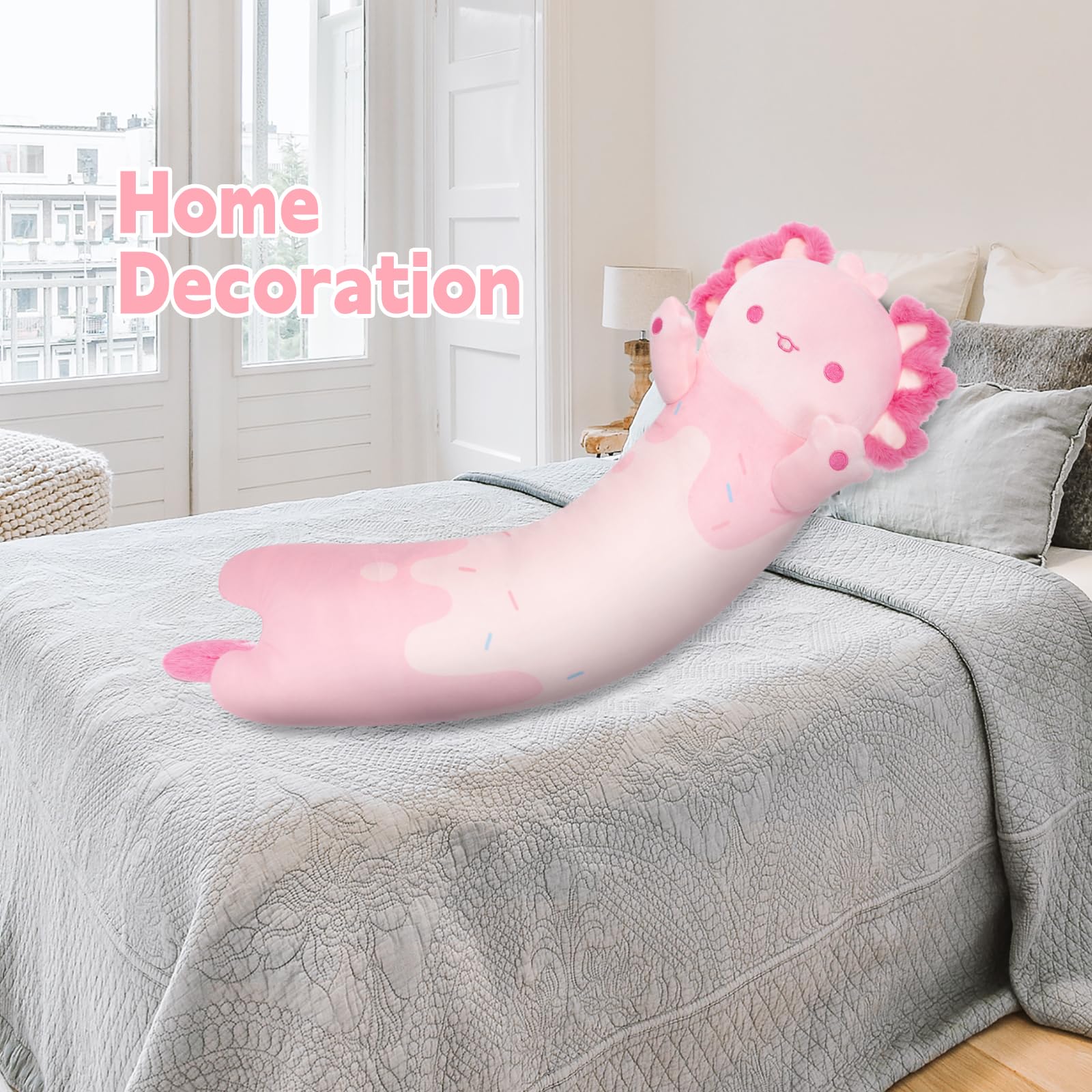 Foto 6 pulgar | Almohada Corporal de Felpa Mewaii Long Axolotl  - Venta Internacional