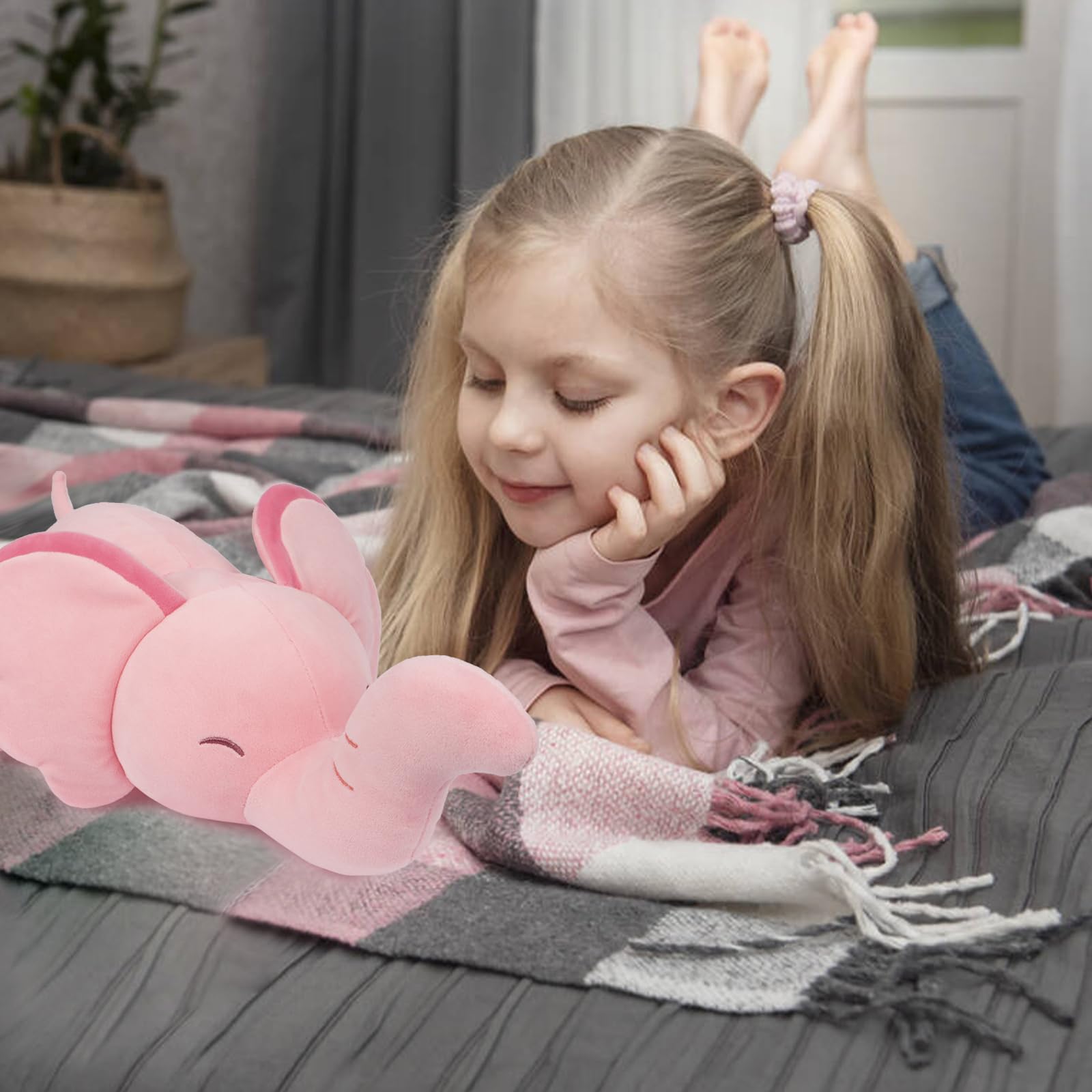 Foto 4 pulgar | Almohada de Peluche Niuniu Daddy Elephant de 38 Cm - Venta Internacional