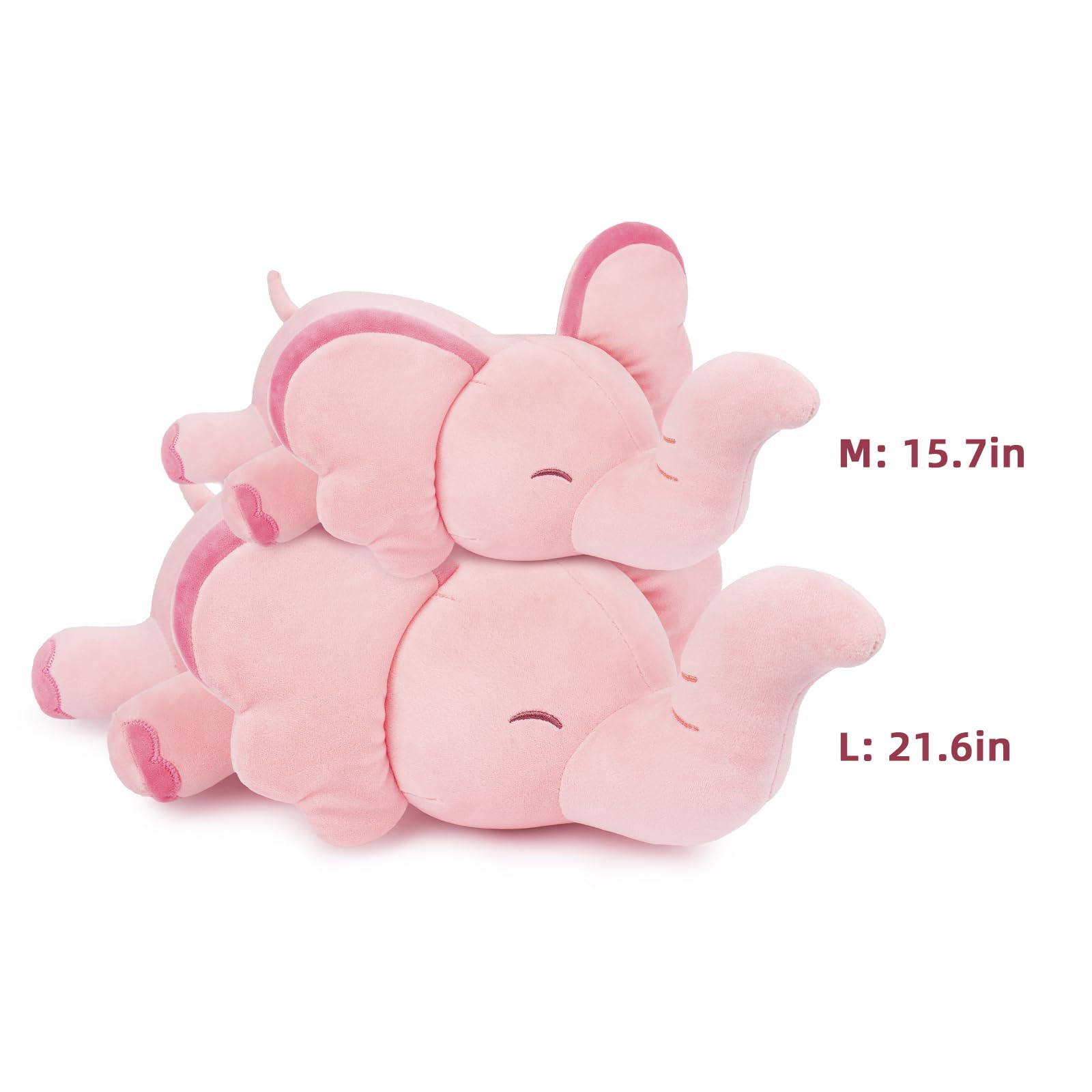 Foto 7 pulgar | Almohada de Peluche Niuniu Daddy Elephant de 38 Cm - Venta Internacional