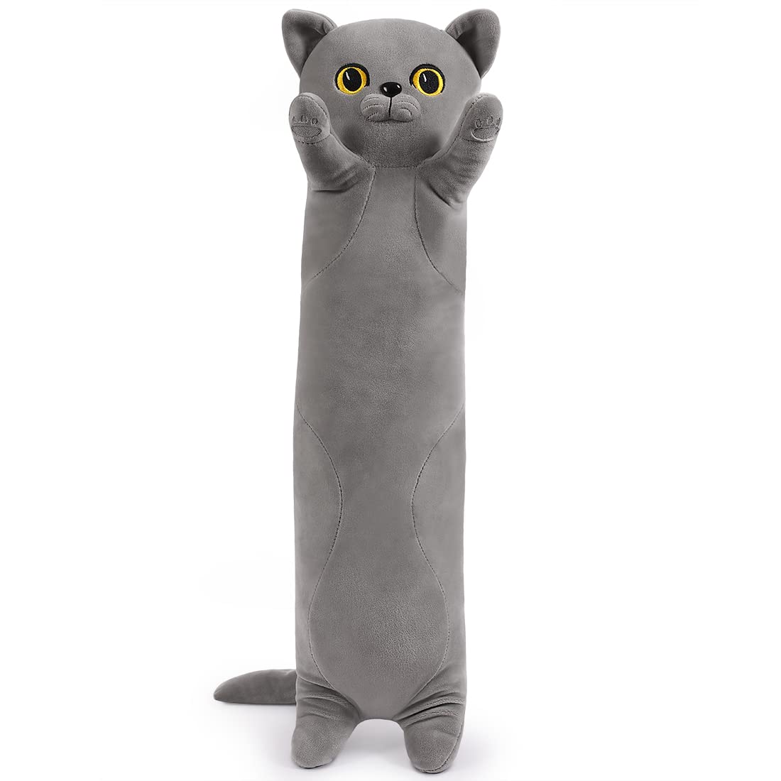 Foto 3 pulgar | Almohada Corporal de Peluche Snowolf British Shorthair Cat 120 cm - Venta Internacional.