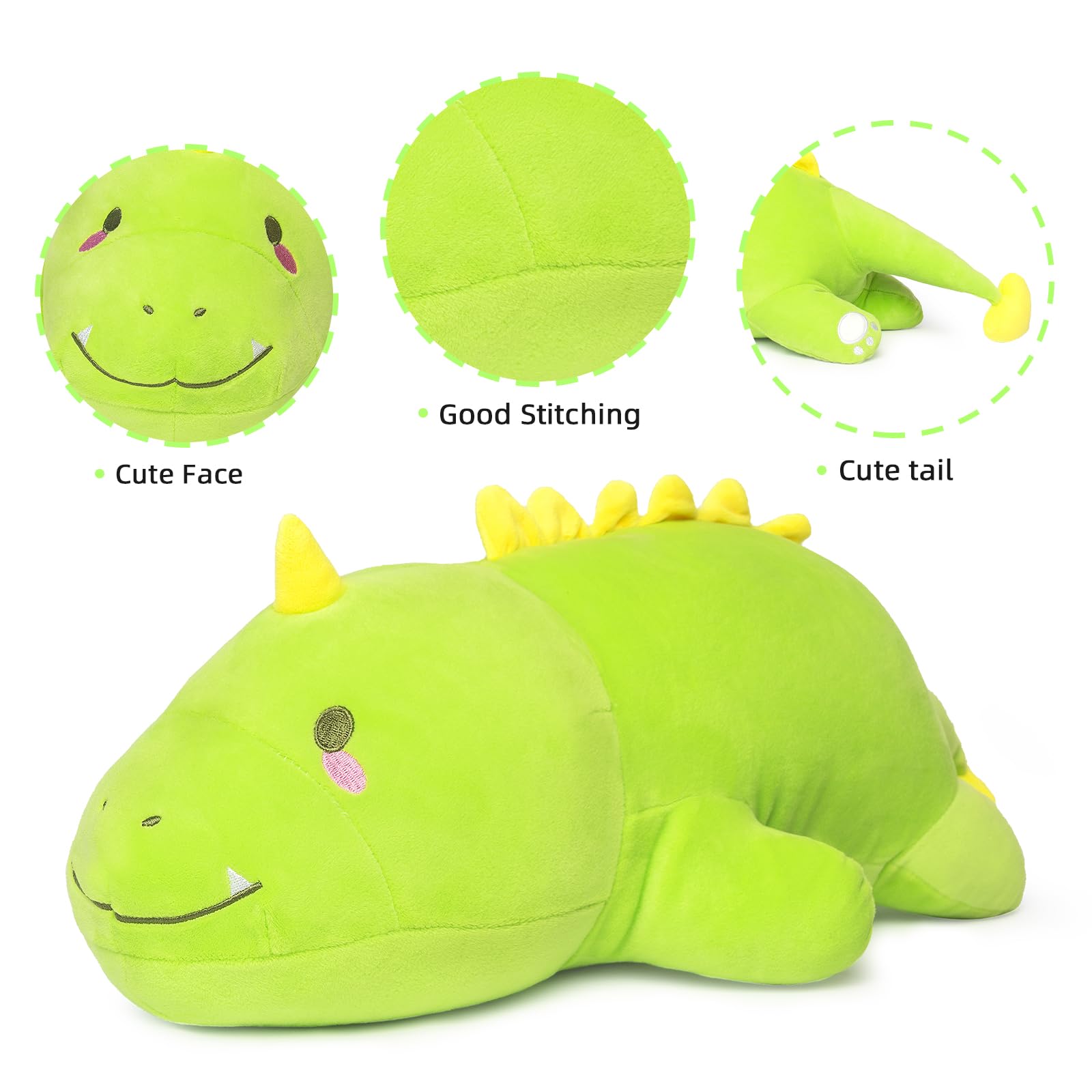 Foto 6 pulgar | Peluche Niuniu Daddy Dinosaurio de 48 cm - Venta Internacional