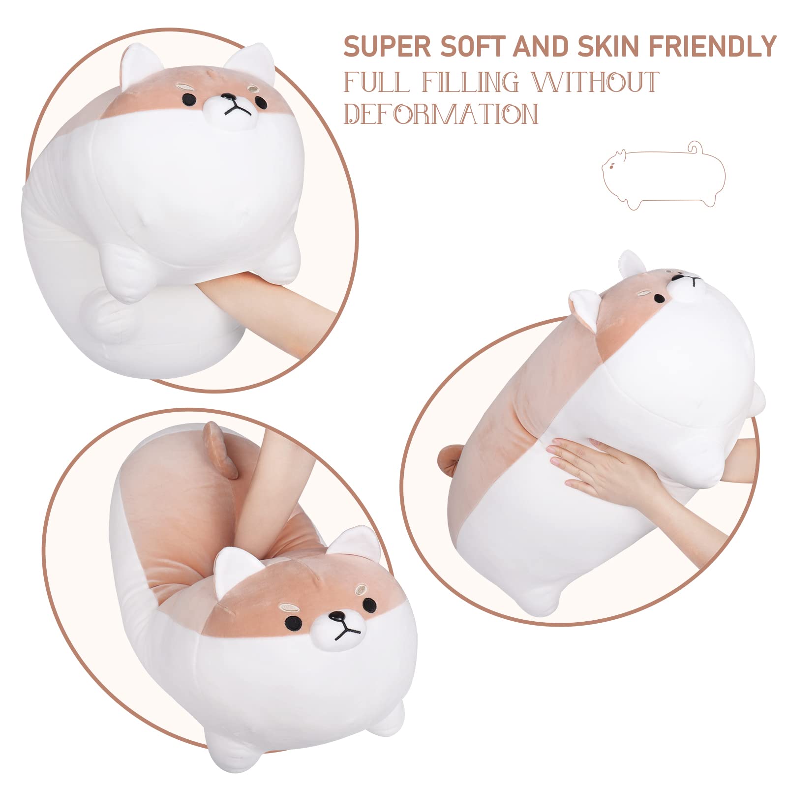 Foto 5 pulgar | Peluche Auspicious Beginning Shiba Inu Angry Corgi 70 Cm - Venta Internacional.