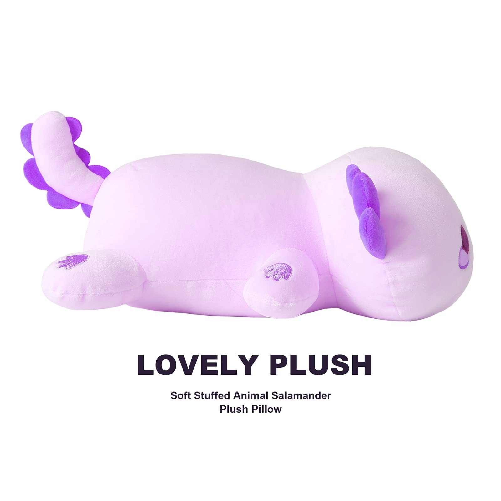 Foto 6 | Peluche Onsoyours Cute Axolotl Purple 48 Cm Para Niños - Venta Internacional.