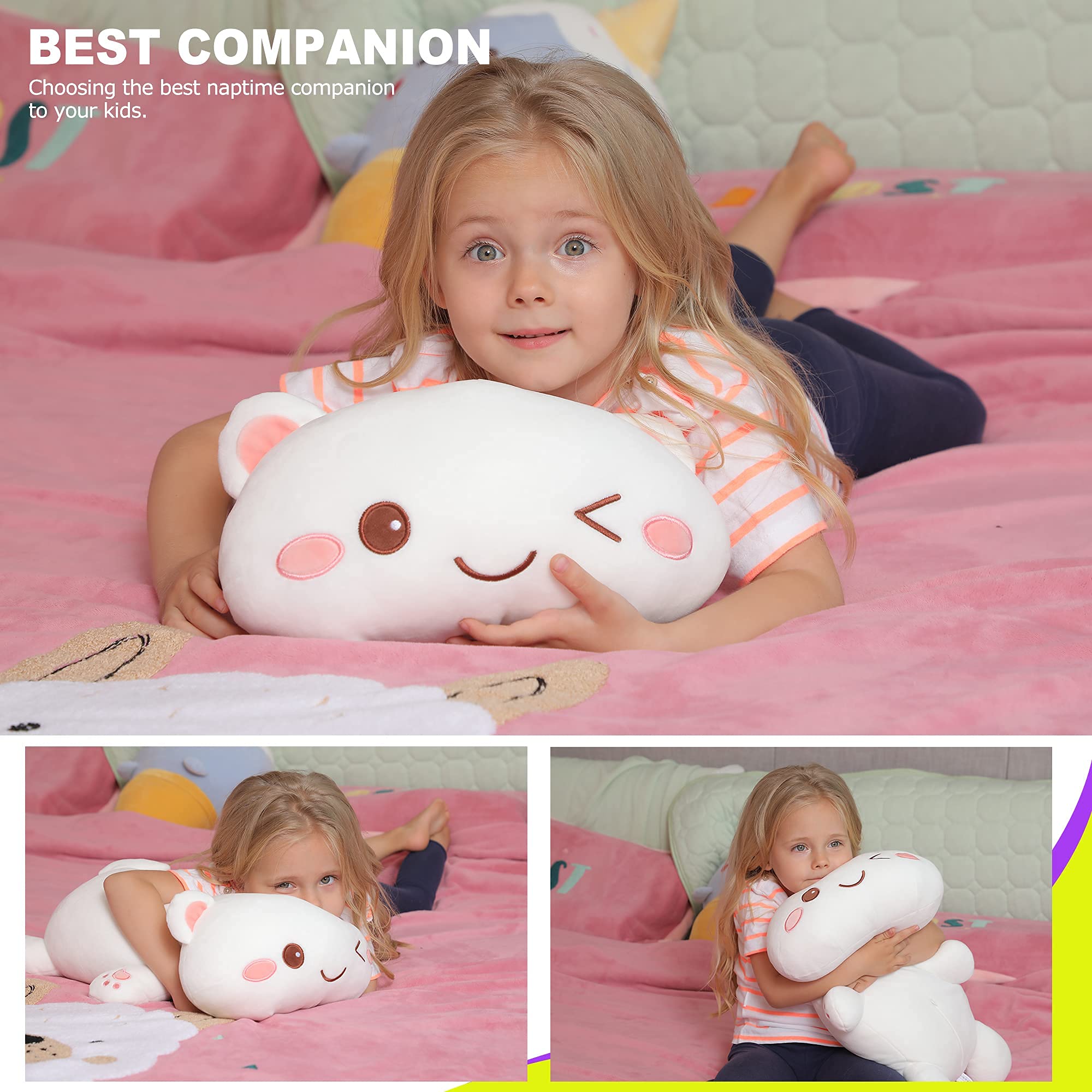 Foto 7 pulgar | Peluche de Gatito Onsoyours 48 cm Blanco - Venta Internacional