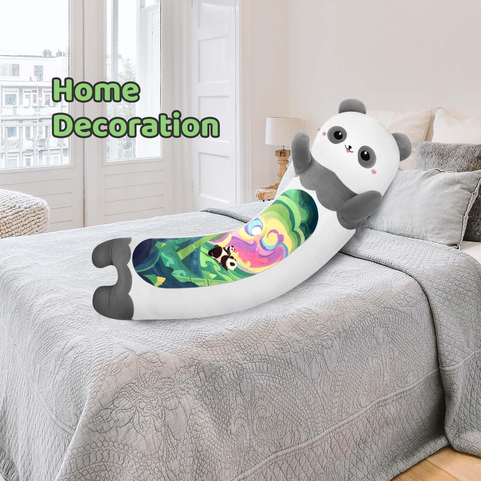 Foto 6 pulgar | Almohada Corporal de Felpa Mewaii Long Panda Kawaii 135 cm - Venta Internacional