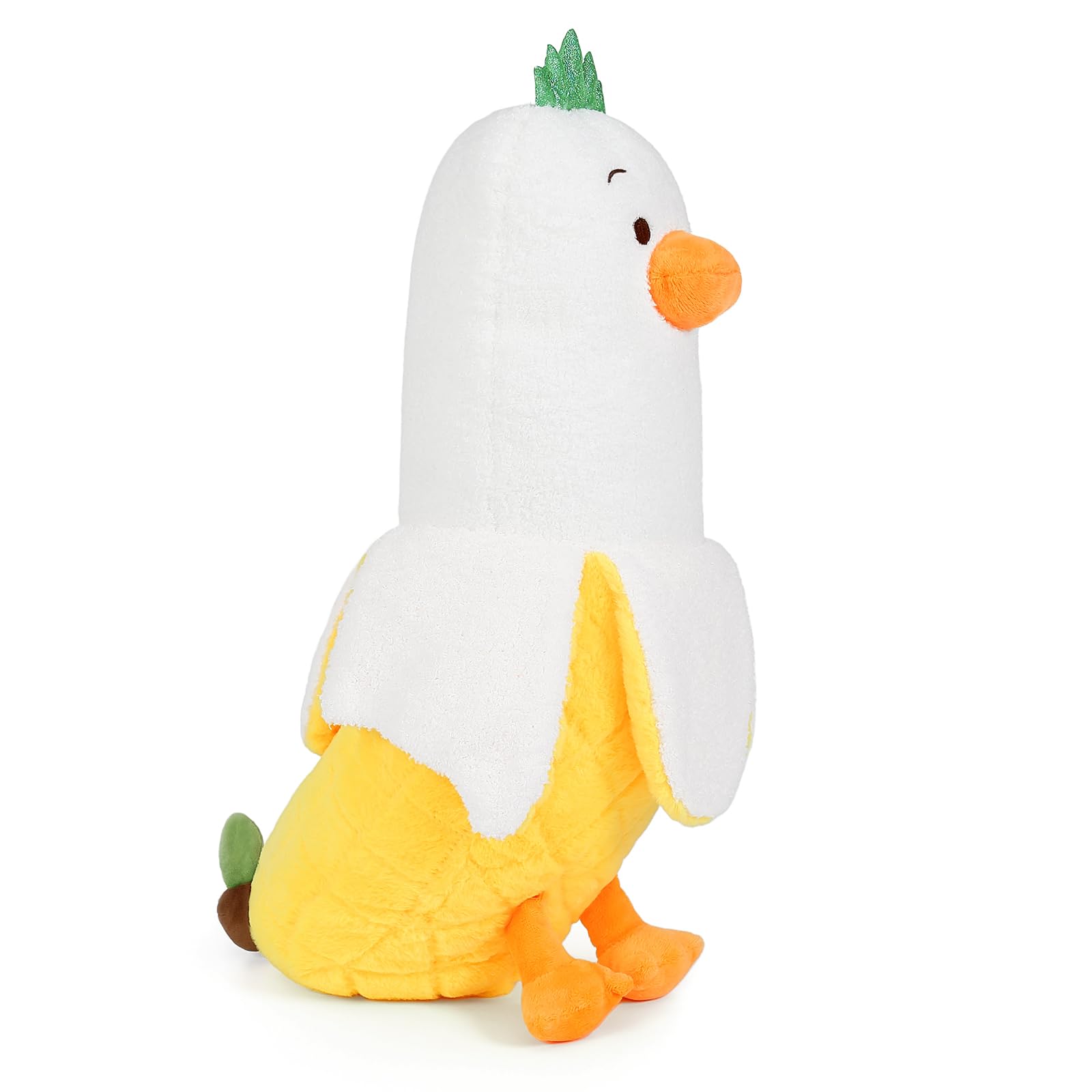 Foto 6 pulgar | Almohada de Peluche Peach Cat con Forma de Fruta y Pato 19.7 " - Venta Internacional