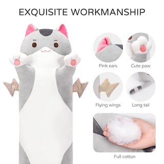 Foto 2 | Almohada Corporal de Felpa Mewaii Long Cat de 135 cm - Venta Internacional