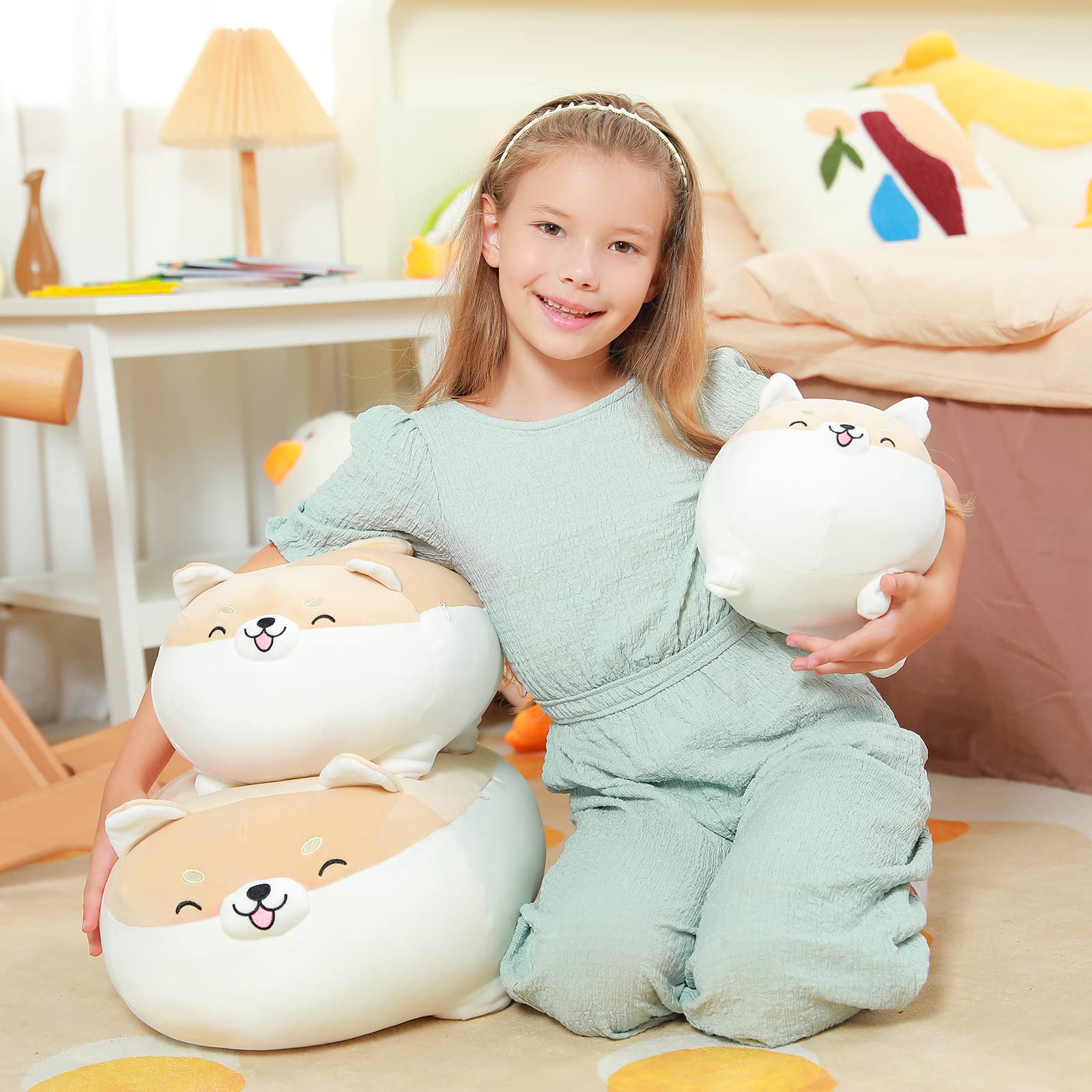 Foto 5 | Juguete De Peluche Shiba Inu Smiling Dog, 30 Cm, Para Principiantes - Venta Internacional.