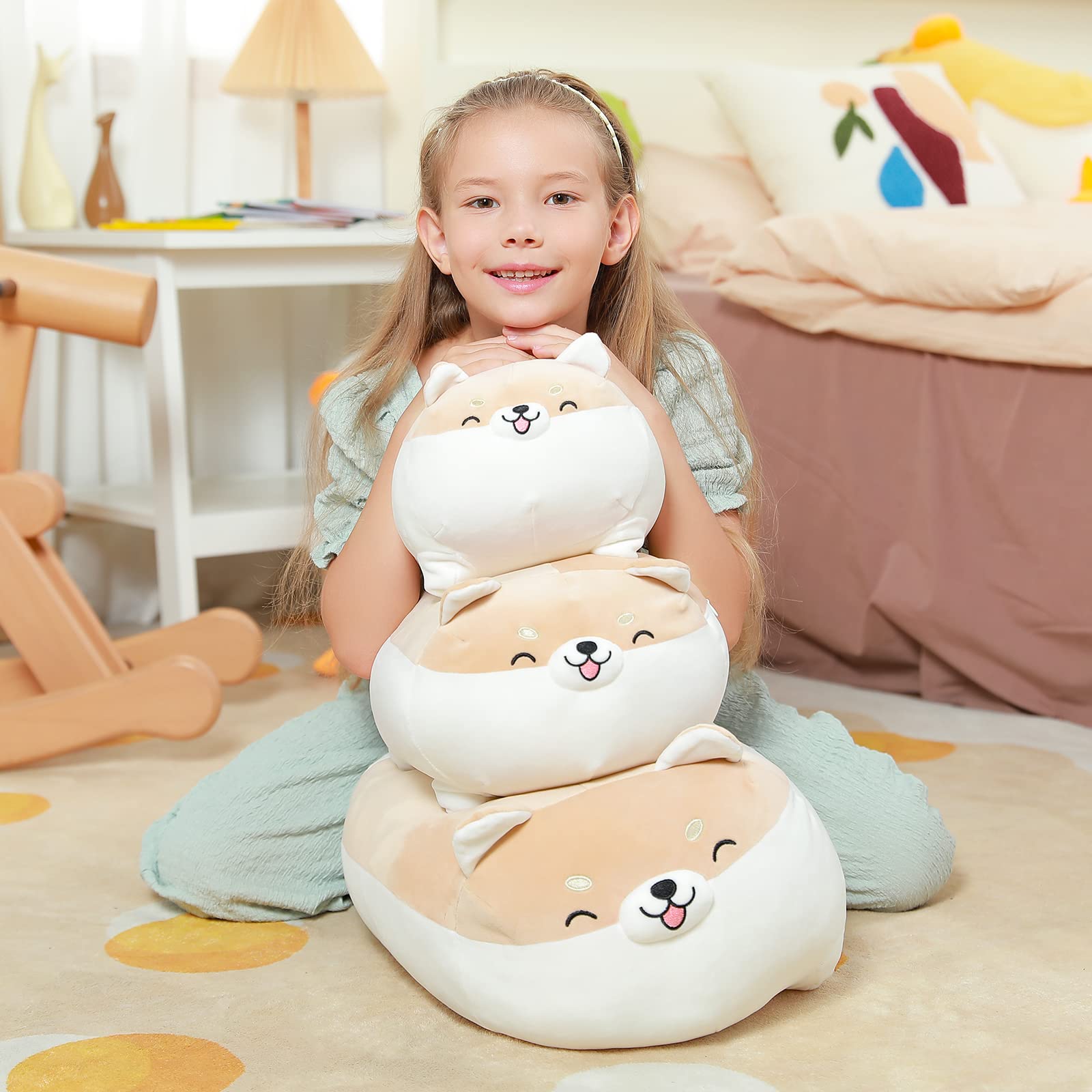 Foto 7 pulgar | Juguete De Peluche Shiba Inu Smiling Dog, 30 Cm, Para Principiantes - Venta Internacional.