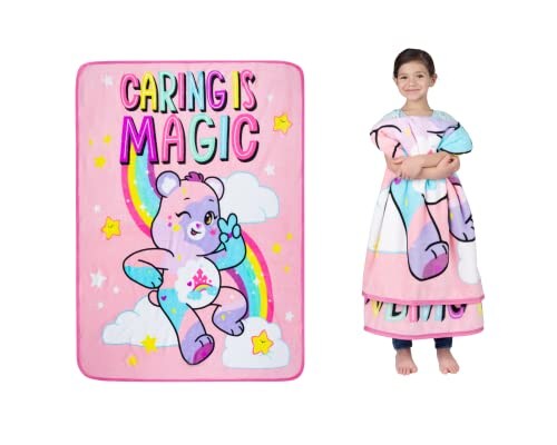 Throw Franco Care Bears Micro Raschel 117 Cm X 152 Cm - Venta Internacional. $821