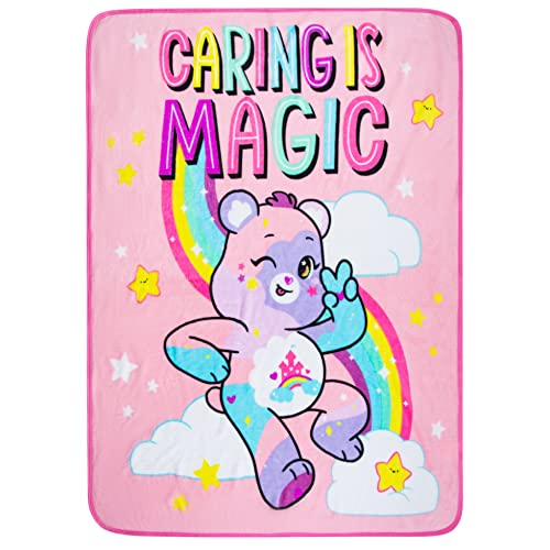 Foto 3 pulgar | Throw Franco Care Bears Micro Raschel 117 Cm X 152 Cm - Venta Internacional.