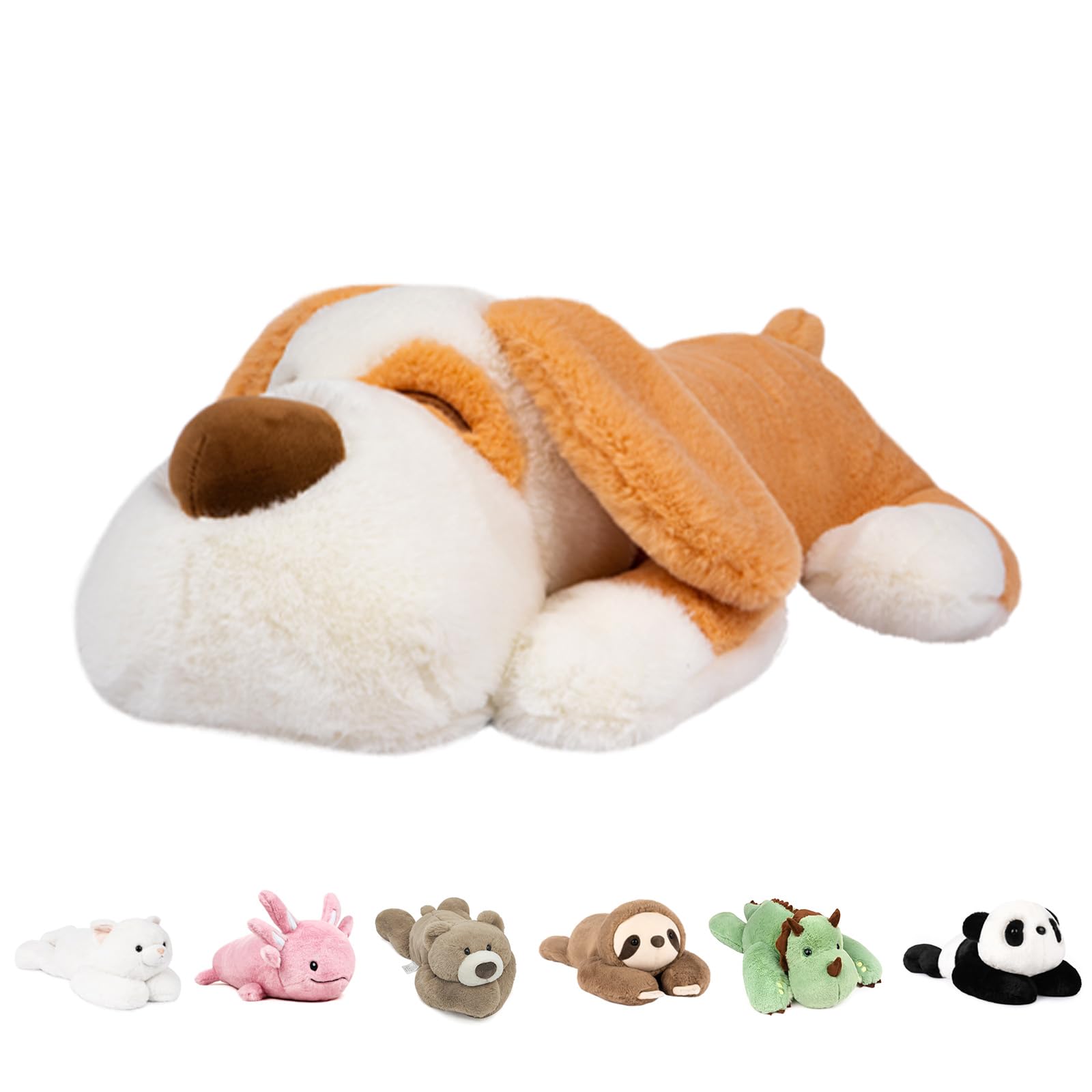 Peluche Pesado Niuniu Daddy Dog De 1,36 Kg Para La Ansiedad - Venta Internacional.