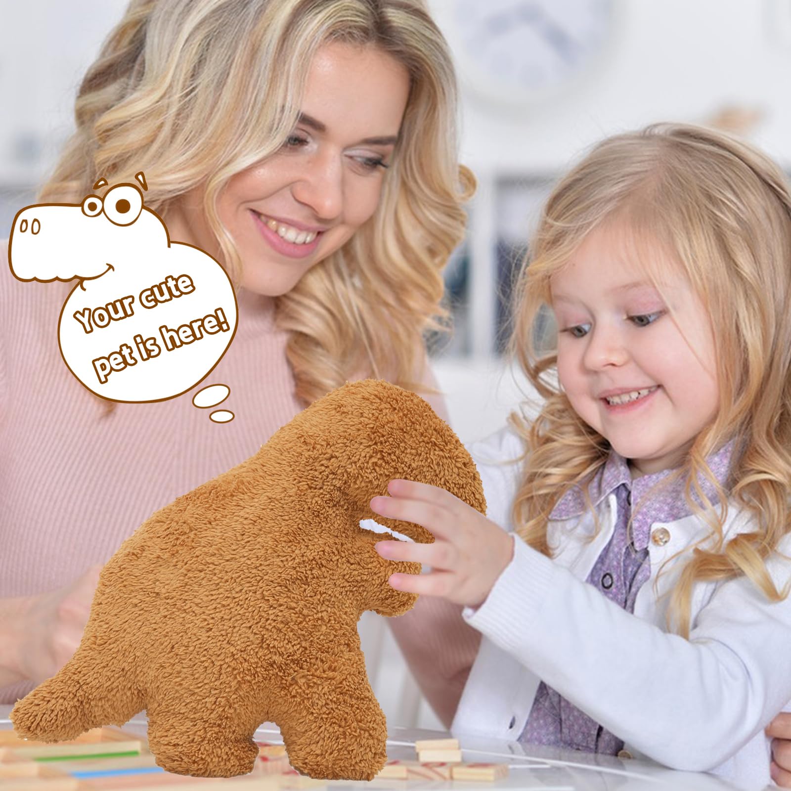 Foto 4 | Peluche Tvvpgg Dino Nugget Dinosaur Chicken Para Niños - Venta Internacional.