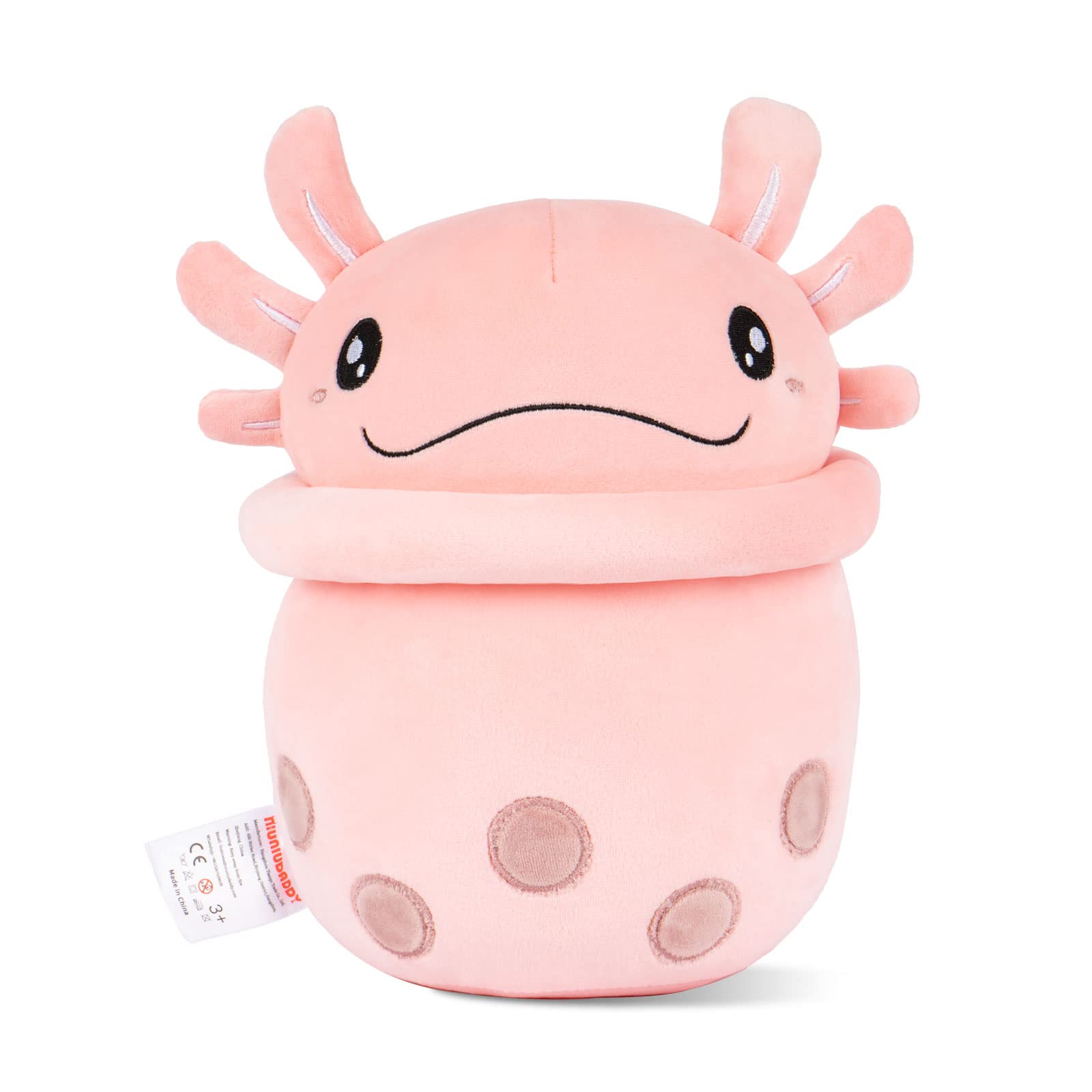 Foto 2 pulgar | Juguete De Peluche Niuniu Daddy Stuffed Boba Bubble Tea Axolotl - Venta Internacional.