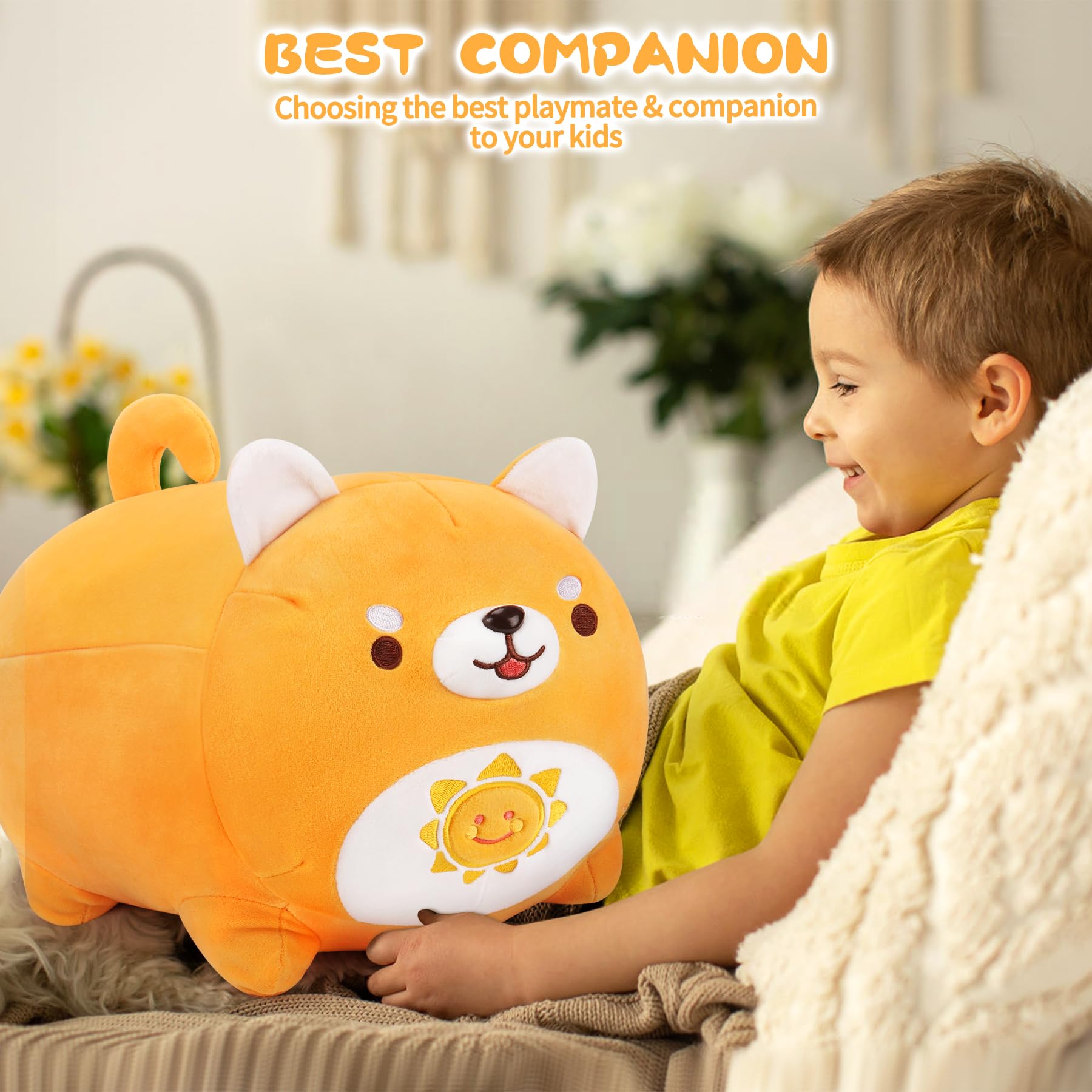 Foto 6 pulgar | Peluche Corgi Sunny Day Con Forma De Animal De Peluche, 40 Cm, Auspicioso Comienzo - Venta Internacional.