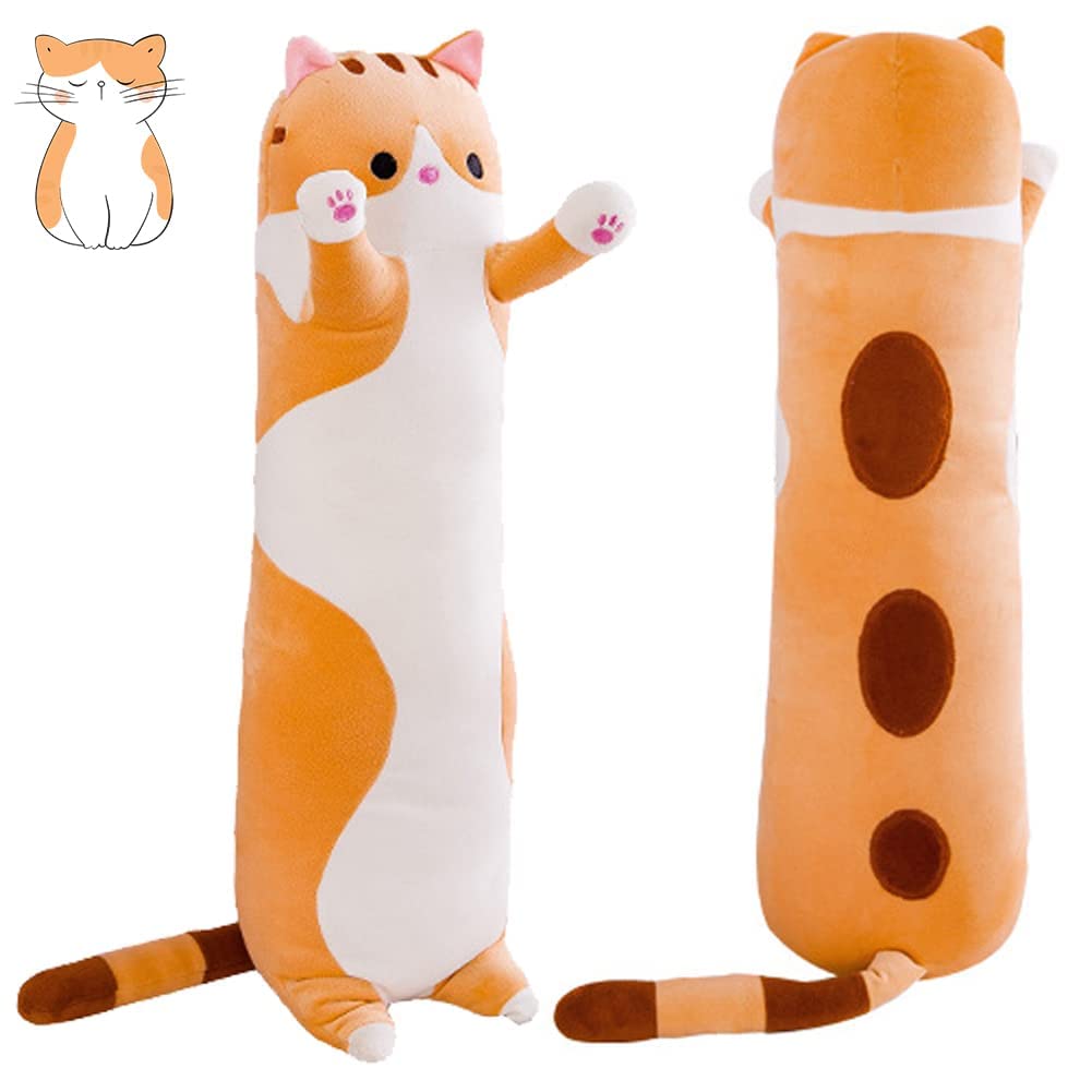 Almohada de Felpa Snowolf Cat 130 cm de Largo - Venta Internacional