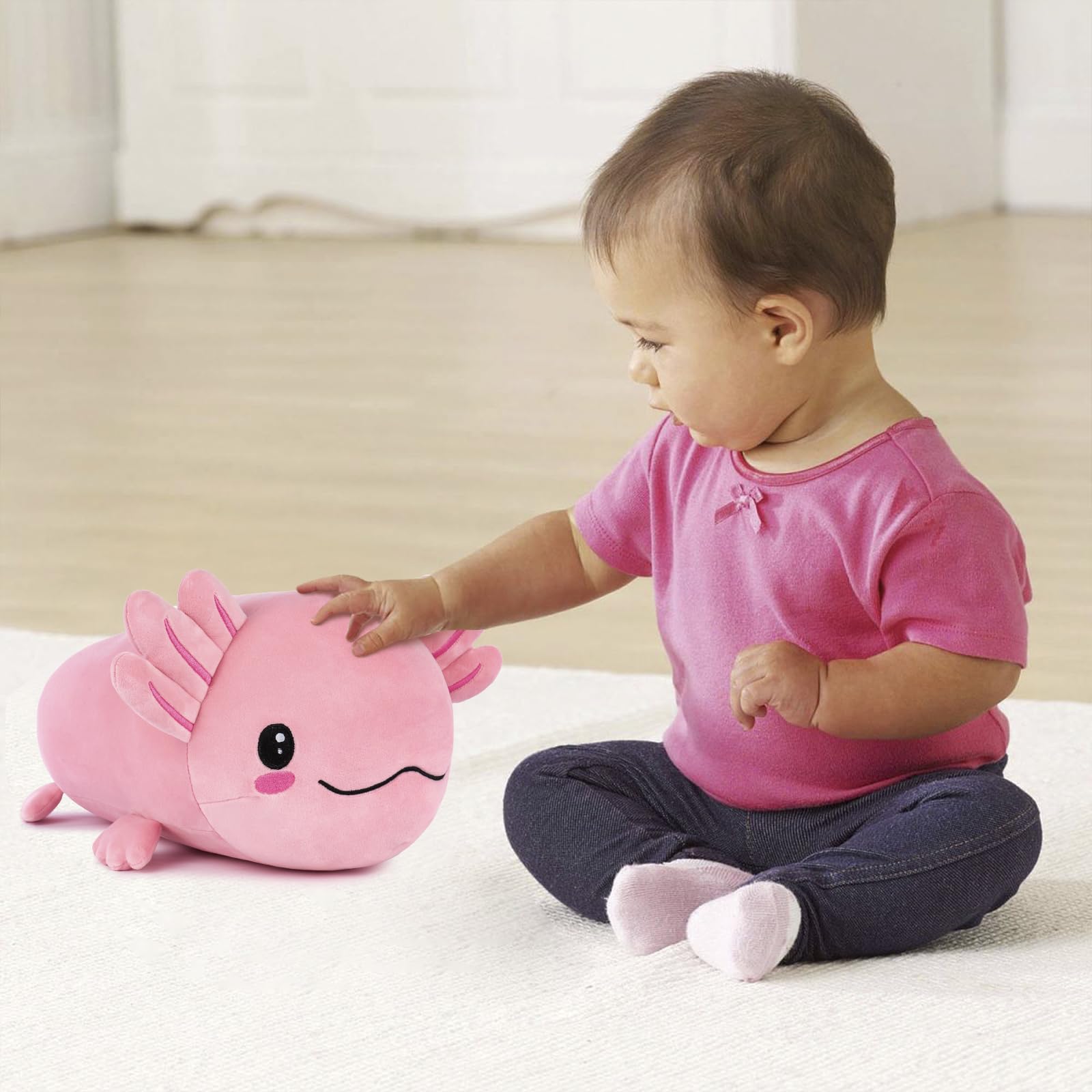 Foto 3 pulgar | Peluche Niuniu Daddy Axolotl De 48 Cm Para Niños - Venta Internacional.