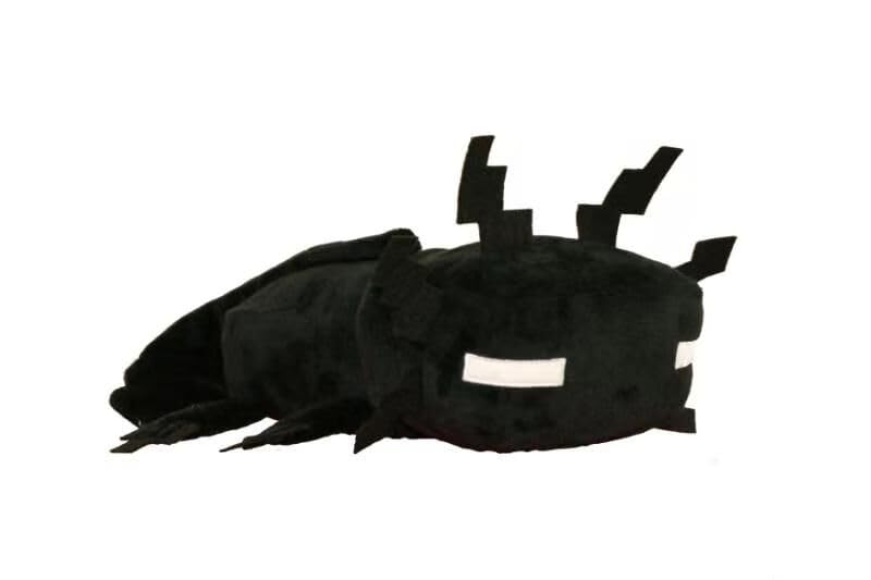 Foto 2 pulgar | Cojín de Peluche Axolot Negro Suave para Decoración y Regalo - Venta Internacional