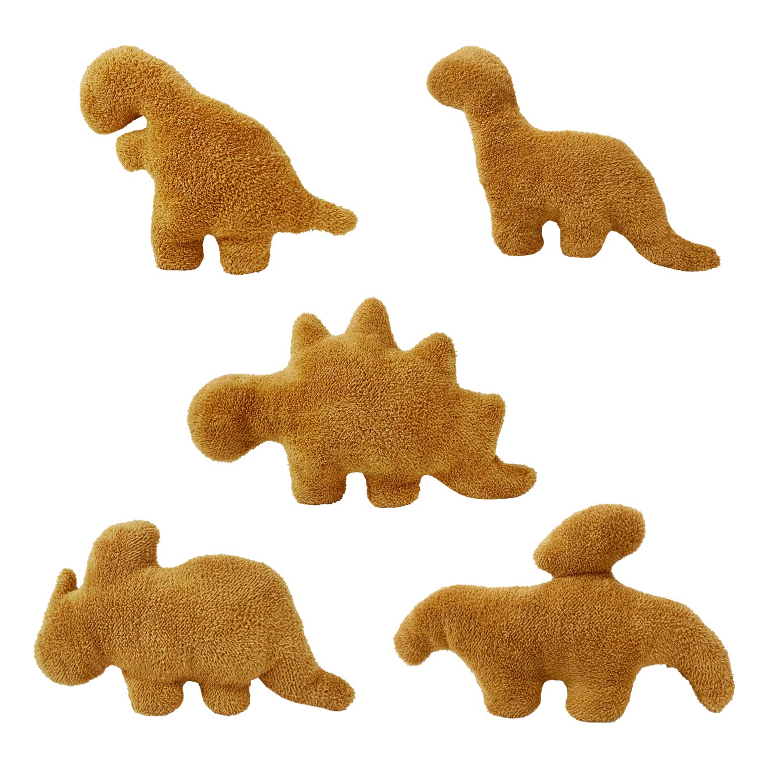 Foto 2 pulgar | Almohadas de Peluche Isaacalyx Dino Nugget 5 Paquetes para Niños - Venta Internacional