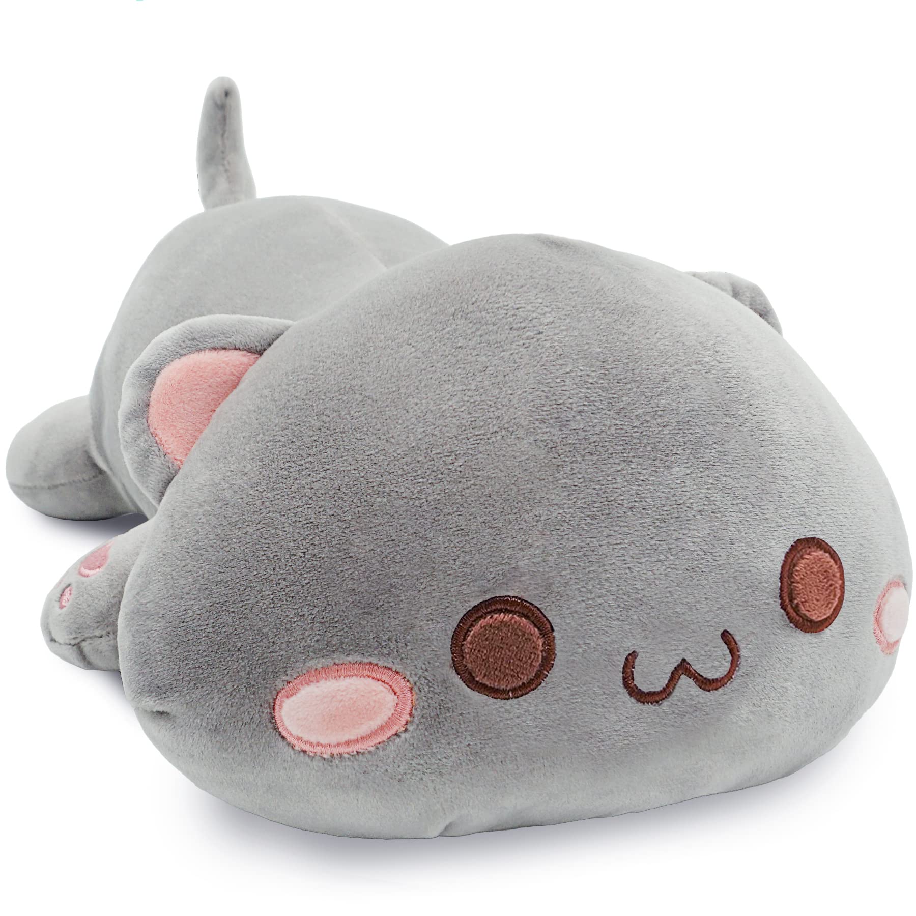 Peluche Onsoyours, Bonito Gatito, 30 Cm, Color Gris - Venta Internacional.