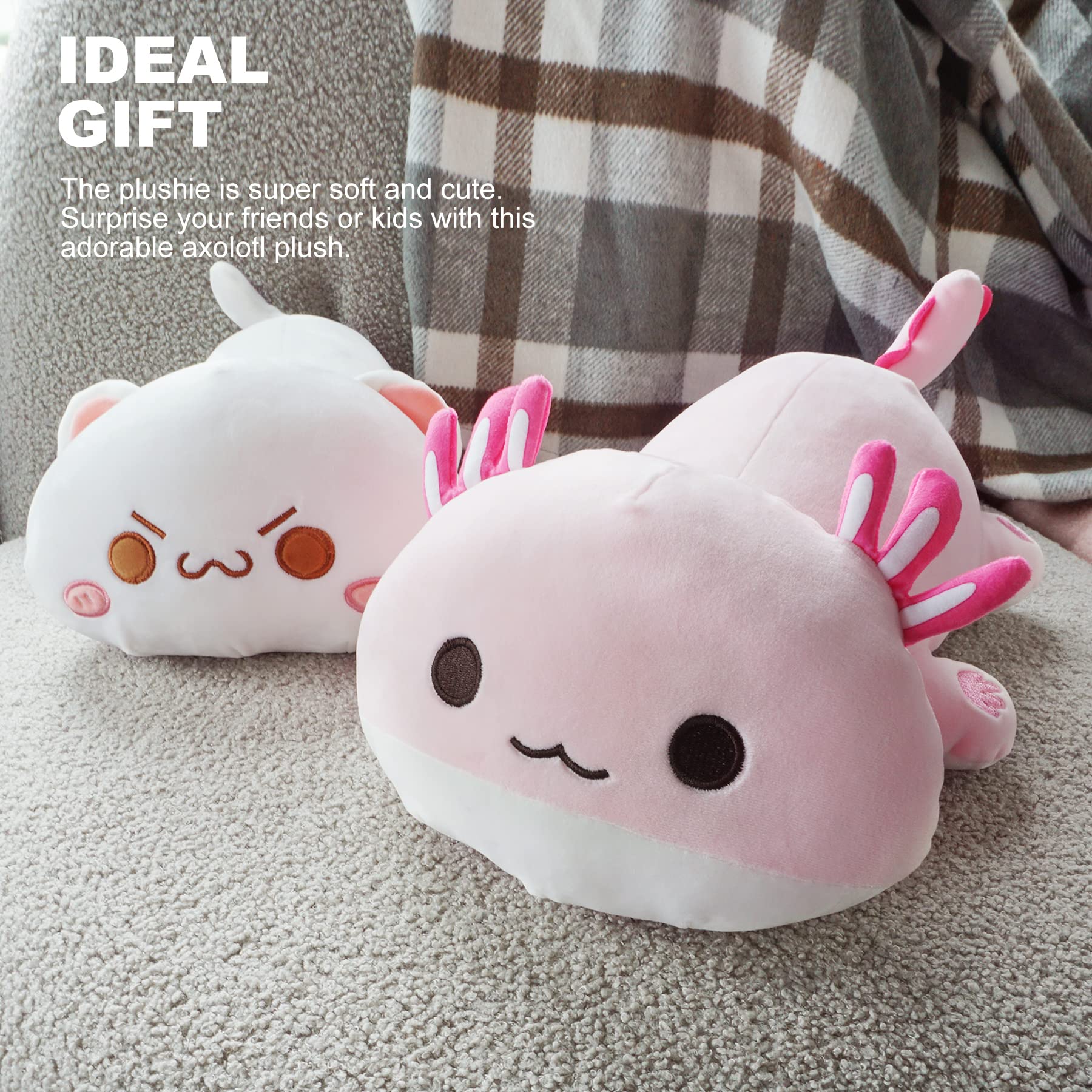 Foto 7 pulgar | Almohada De Peluche Onsoyours Con Forma De Gato Y Gatito De Peluche, 33 Cm - Venta Internacional.