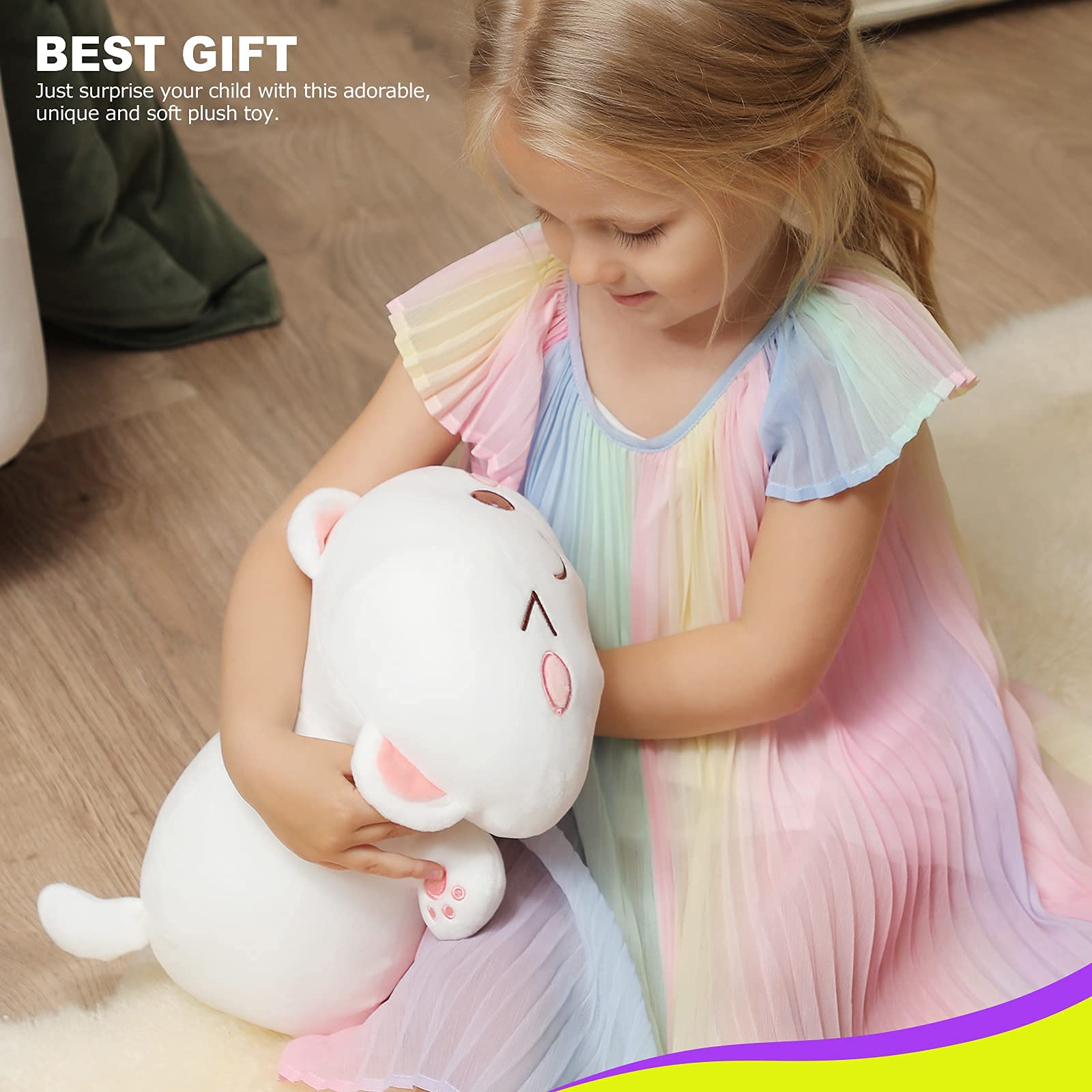 Foto 4 | Peluche de Gatito Onsoyours 33 cm Blanco - Venta Internacional