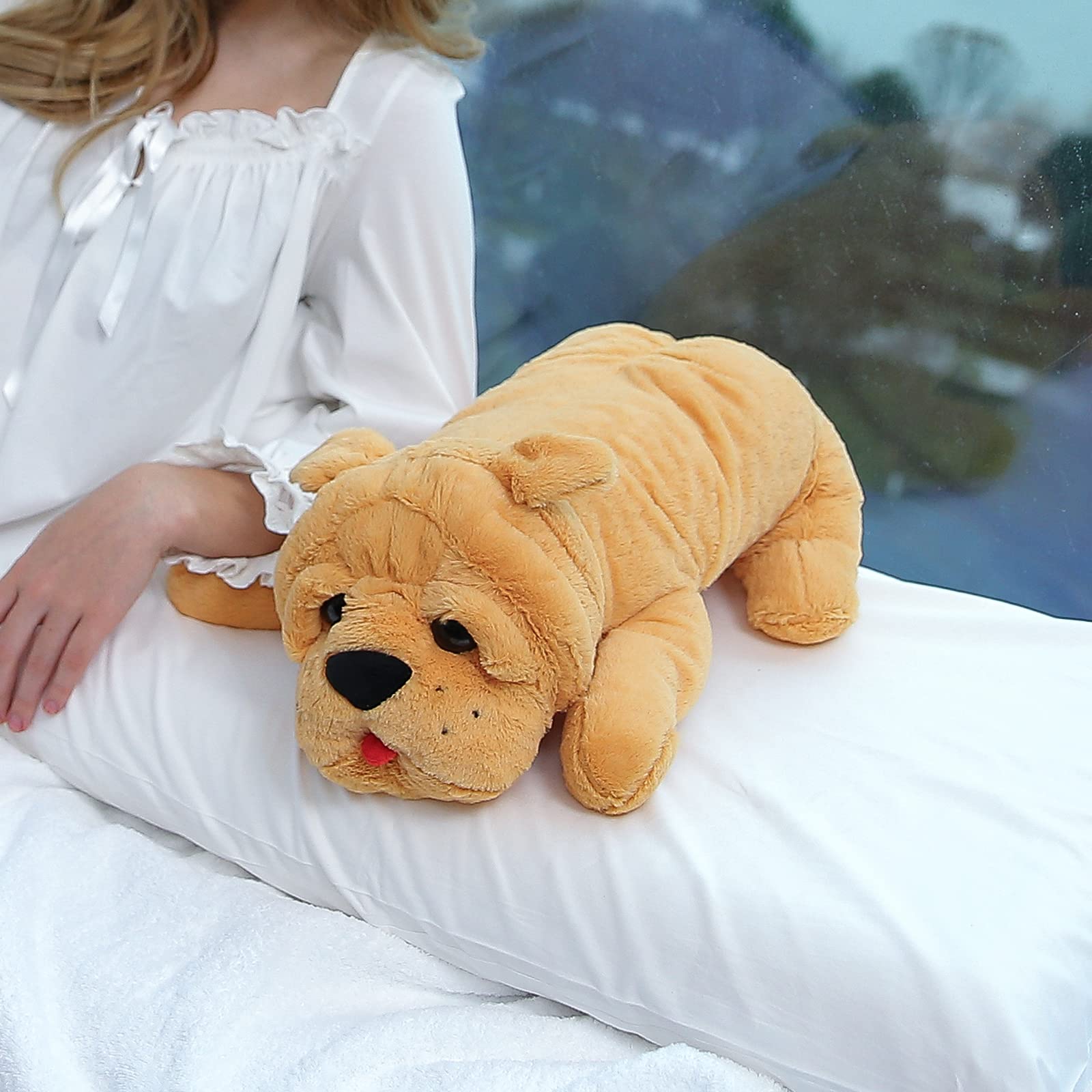 Foto 4 pulgar | Peluche Niuniu Daddy Shar-pei Dog De 50 Cm - Venta Internacional.