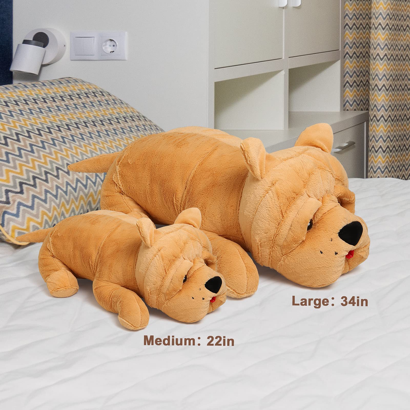 Foto 5 | Peluche Niuniu Daddy Shar-pei Dog De 50 Cm - Venta Internacional.