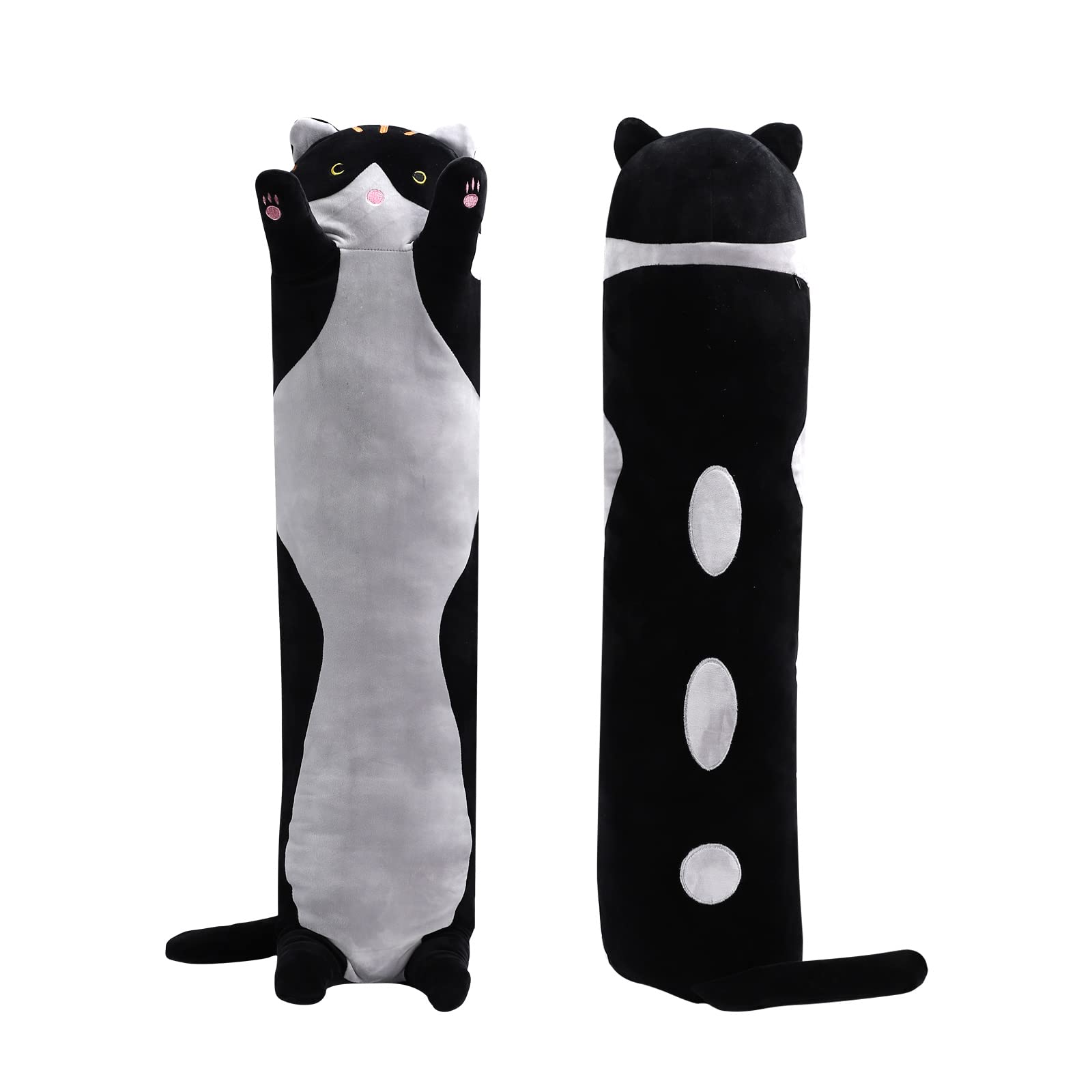 Foto 2 pulgar | Almohada de Peluche Shangman con Forma de Gato Negro 110 cm - Venta Internacional