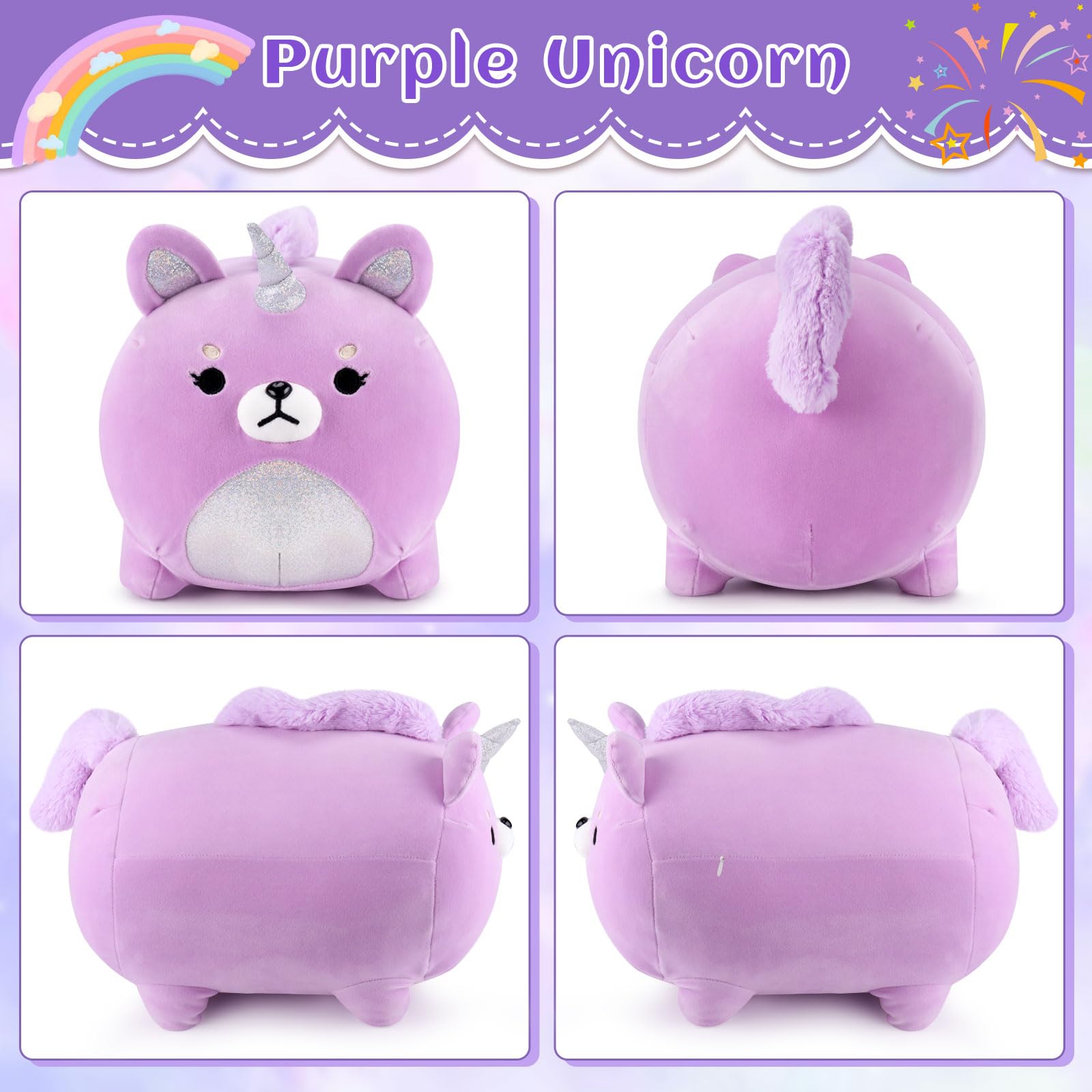 Foto 5 pulgar | Peluche Auspicious beginning Unicornio Shiba Inu-Venta Internacional