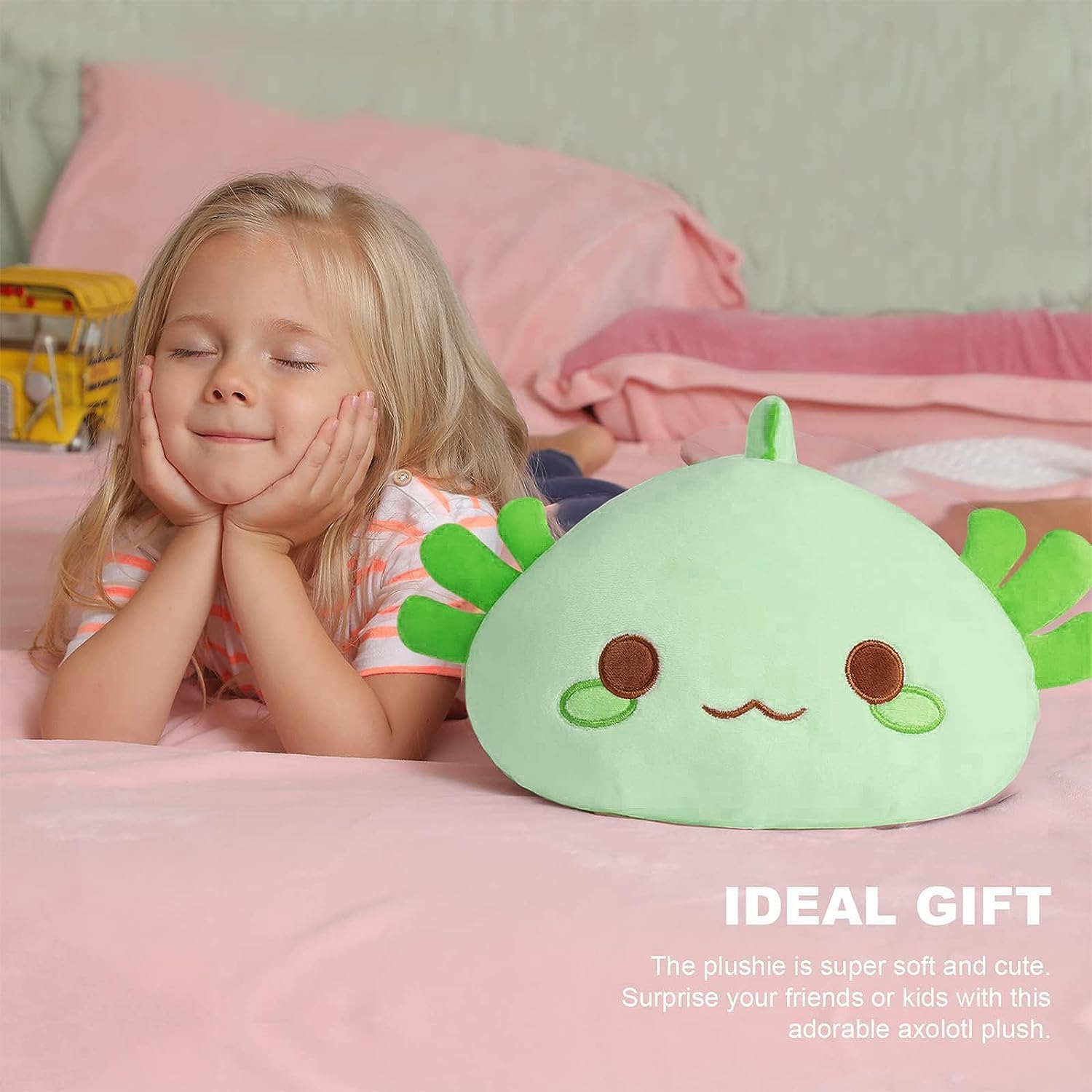 Foto 4 | Peluche Onsoyours, Bonita Salamandra Con Forma De Axolotl Para Niños, 13 Cm - Venta Internacional.