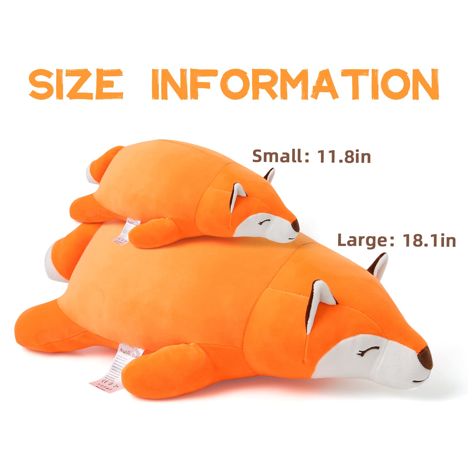 Foto 7 pulgar | Peluche Niuniu Daddy Fox De 30 Cm Para Niños Y Adultos - Venta Internacional.