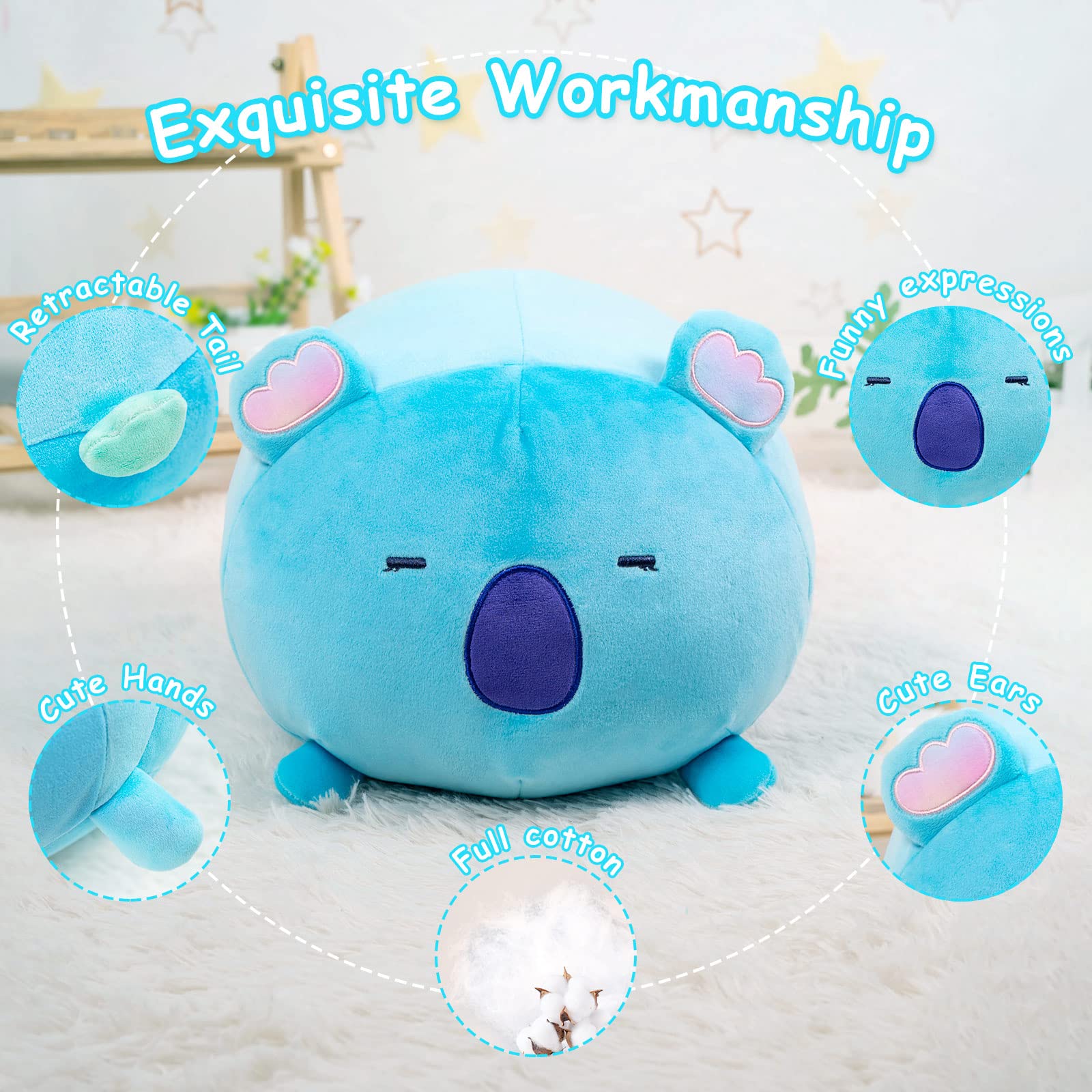 Foto 2 | Almohada de Felpa Mewaii 40 cm - Venta Internacional