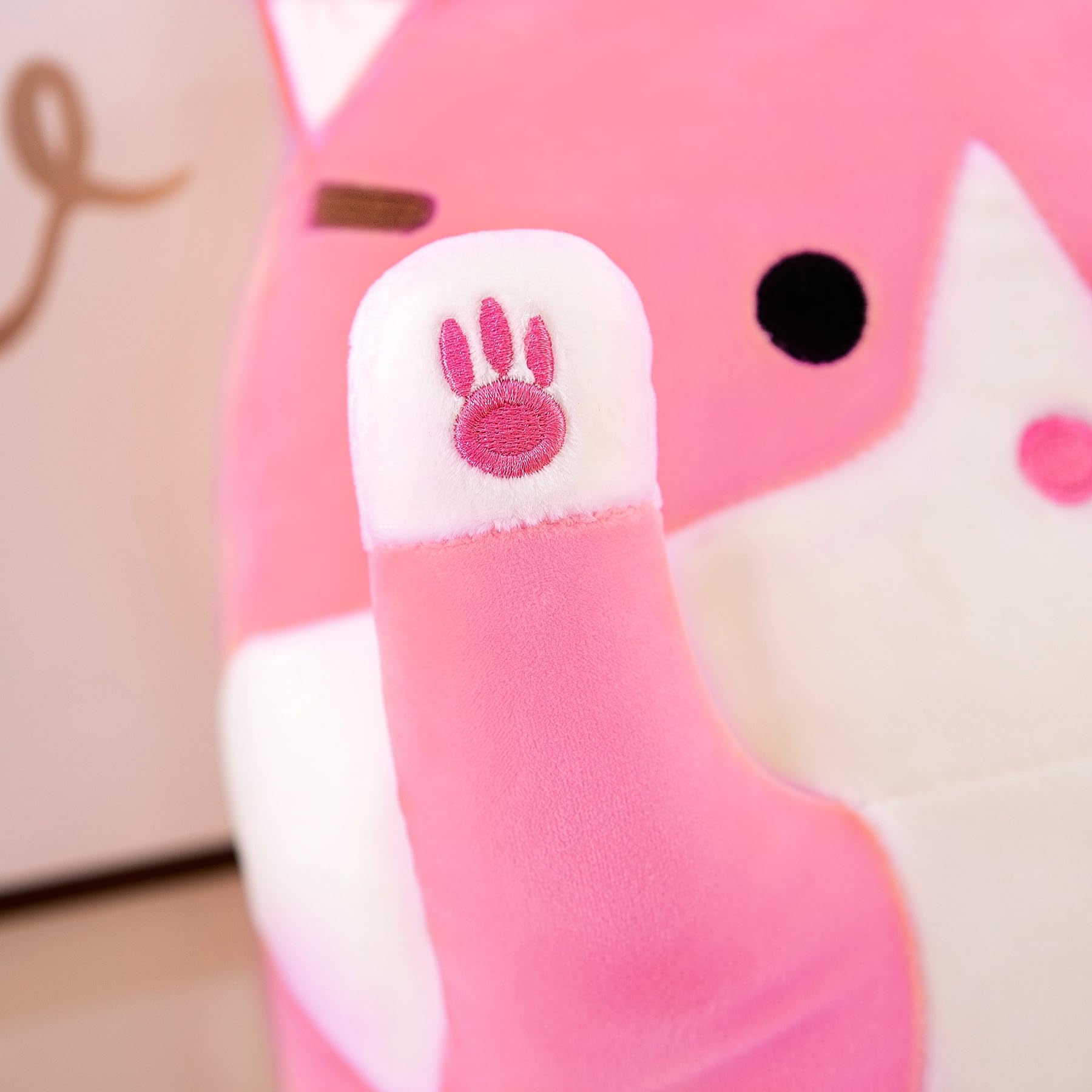 Foto 5 pulgar | Almohada de Felpa Snowolf Cat Pink de 90 cm - Venta Internacional