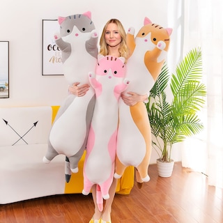 Foto 4 | Almohada de Felpa Snowolf Giant Soft Gato 150 Cm - Venta Internacional