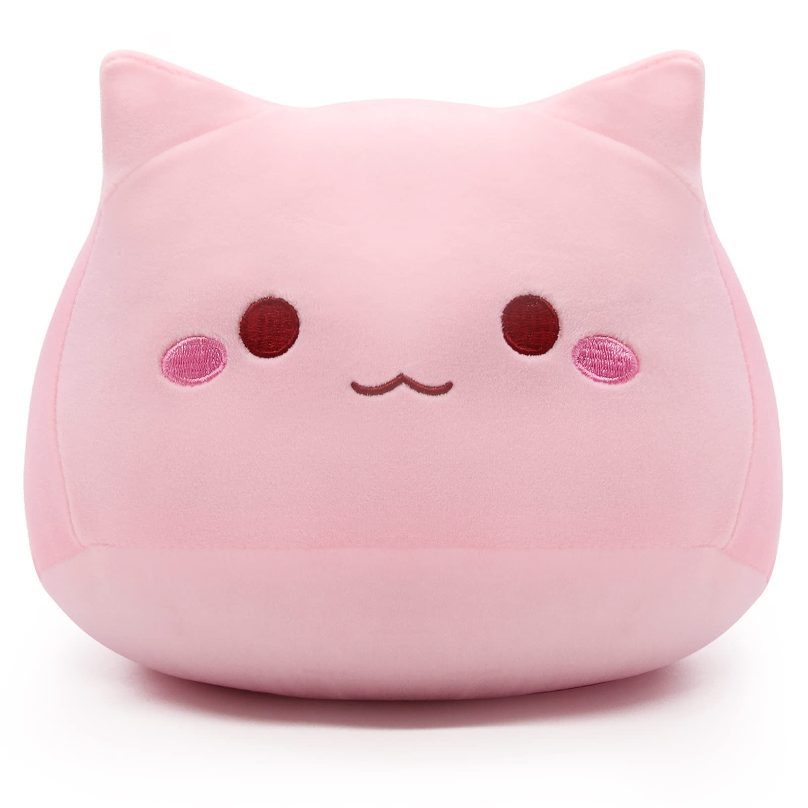 Foto 2 pulgar | Almohada de Peluche iBccly con Forma de Gato Rosa - Venta Internacional