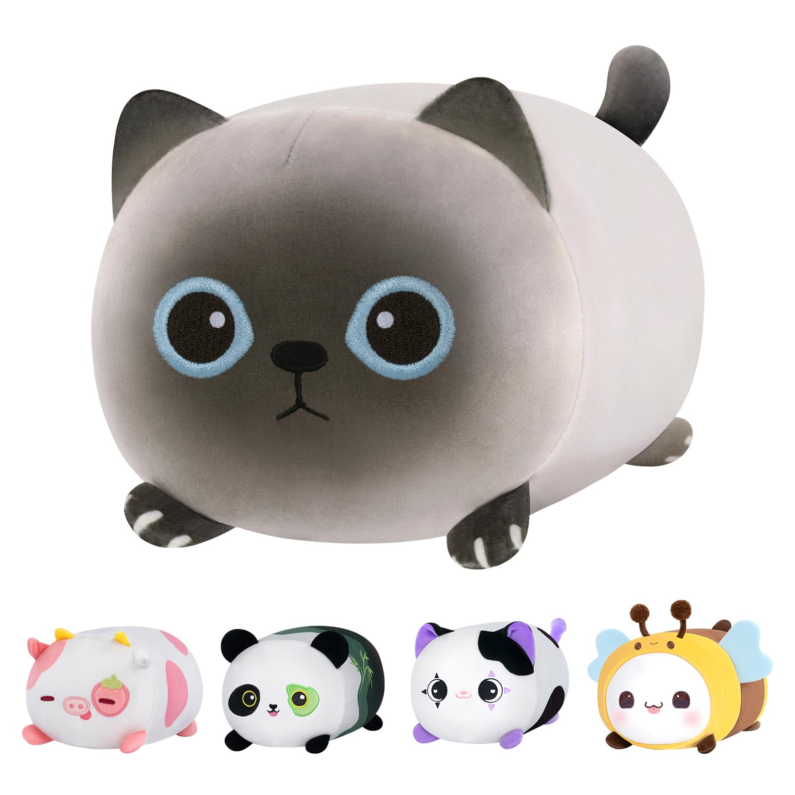 Foto 2 pulgar | Almohada de Felpa Mewaii Cute Cat Siamese de 20 cm para Niños - Venta Internacional