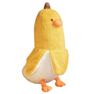 Foto 1 | Almohada de Peluche Peach Cat con Forma de Plátano y Pato Amarillo 90 cm - Venta Internacional