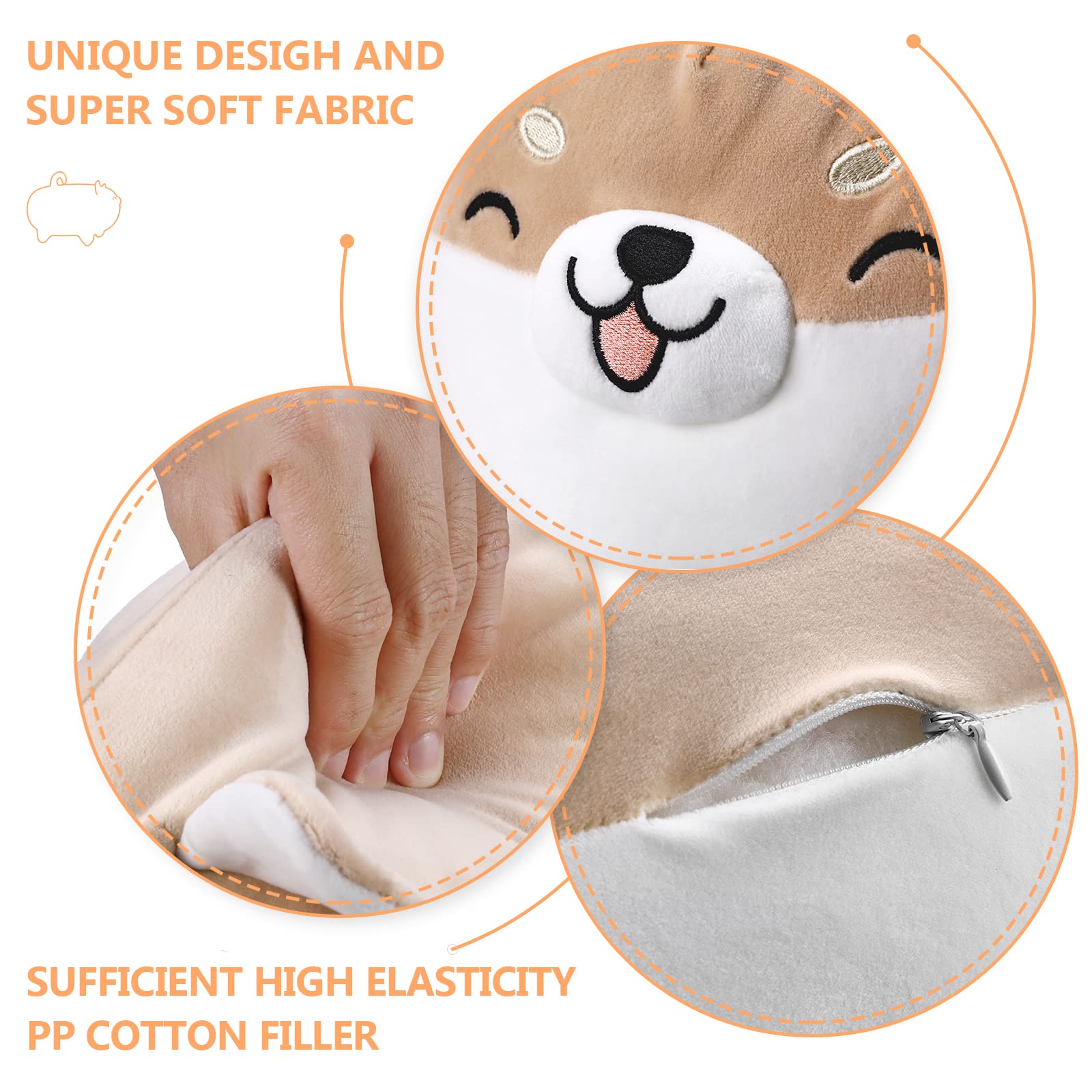 Foto 5 pulgar | Peluche Auspicious Beginning Shiba Inu 50 Cm - Venta Internacional.