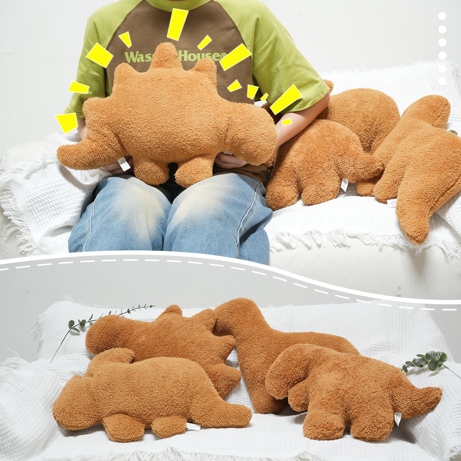 Foto 5 | Peluche Tvvpgg Dino Nugget Para Niños - Venta Internacional.