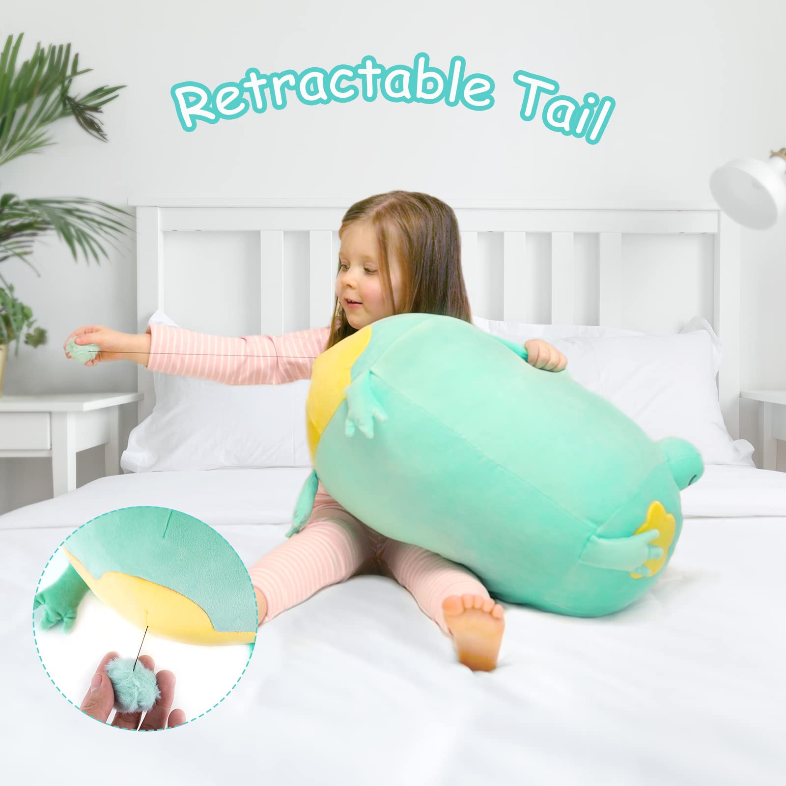 Foto 5 pulgar | Almohada de Peluche Mewaii Rana 40 cm - Venta Internacional