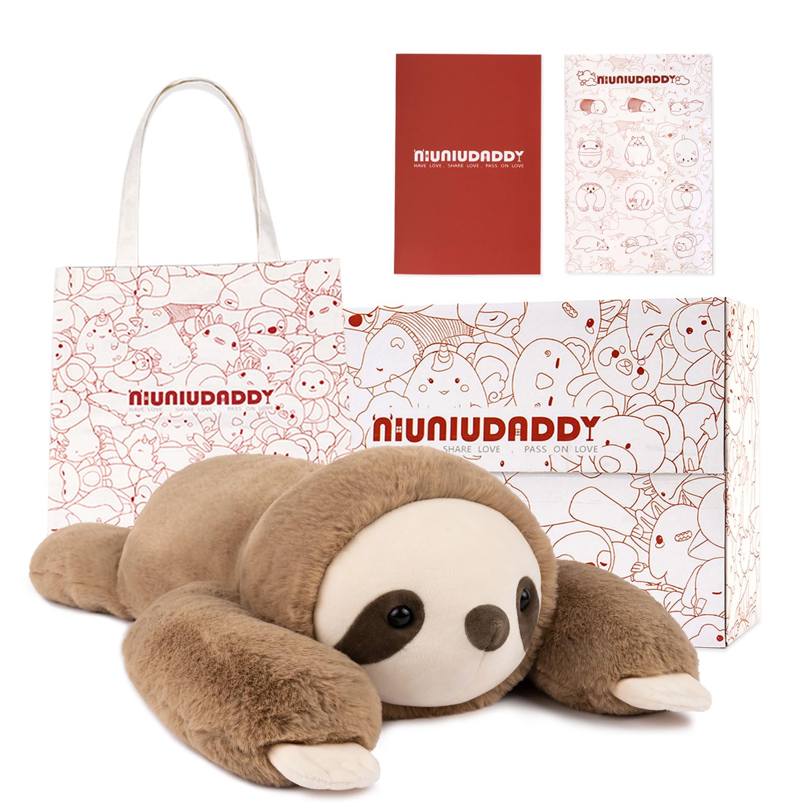 Foto 2 pulgar | Peluche De Perezoso Pesado Niuniu Daddy, 1,5 Kg, Para La Ansiedad - Venta Internacional.