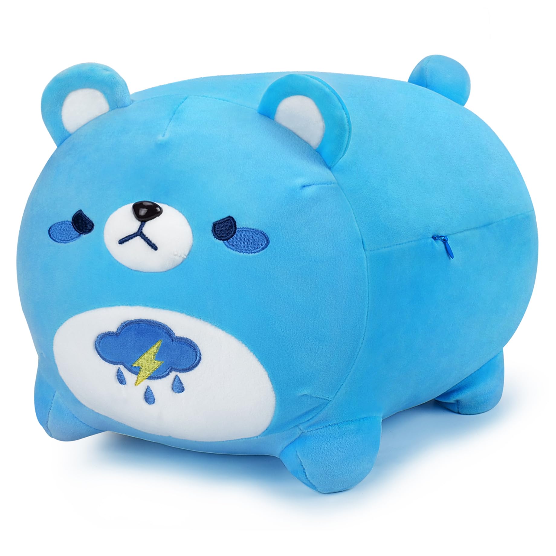 Foto 2 pulgar | Almohada de Felpa Auspicious Beginning Bear Blue 40 Cm - Venta Internacional