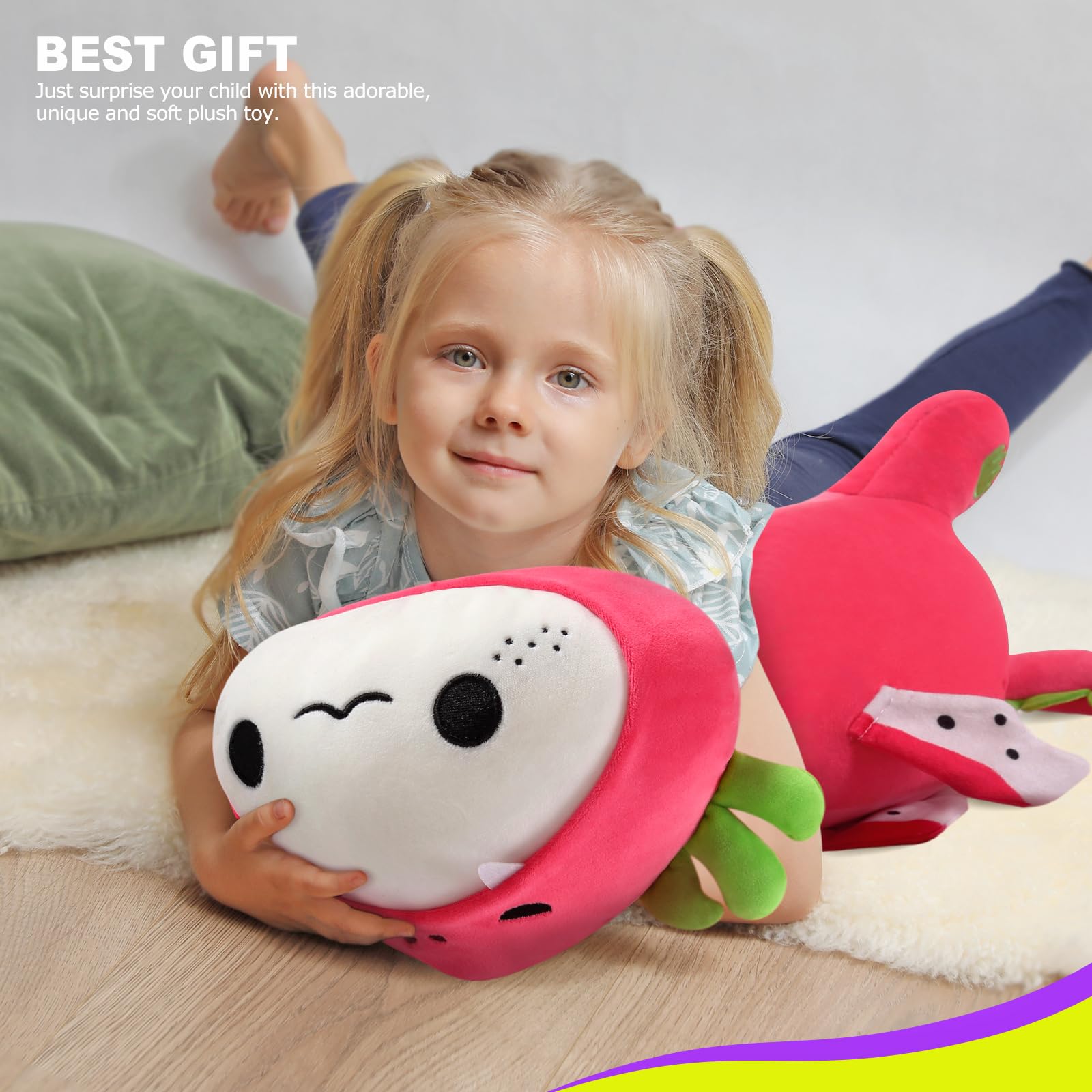 Foto 4 | Peluche Onsoyours, Bonita Fruta De Dragón Con Forma De Axolotl Para Niños, 13 Cm - Venta Internacional.