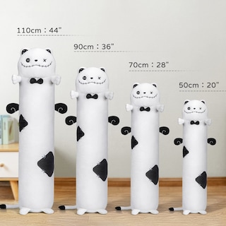 Foto 3 | Almohada Corporal de Felpa Mewaii Long Cat Blanca 110 cm - Venta Internacional
