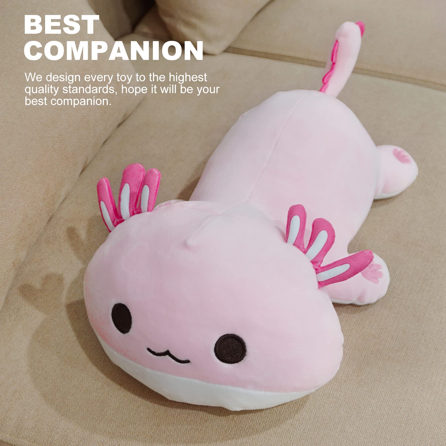 Foto 6 pulgar | Peluche Onsoyours Cute Axolotl Pink 33 Cm Para Niños - Venta Internacional.